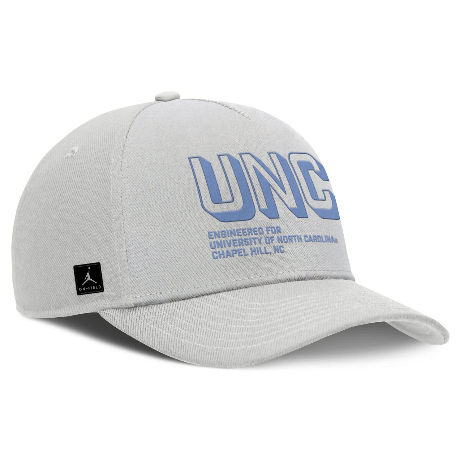 Jordan Brand North Carolina Tar Heels 2025 Sideline Dust Pinched Rise Adjustable Hat - view number 3