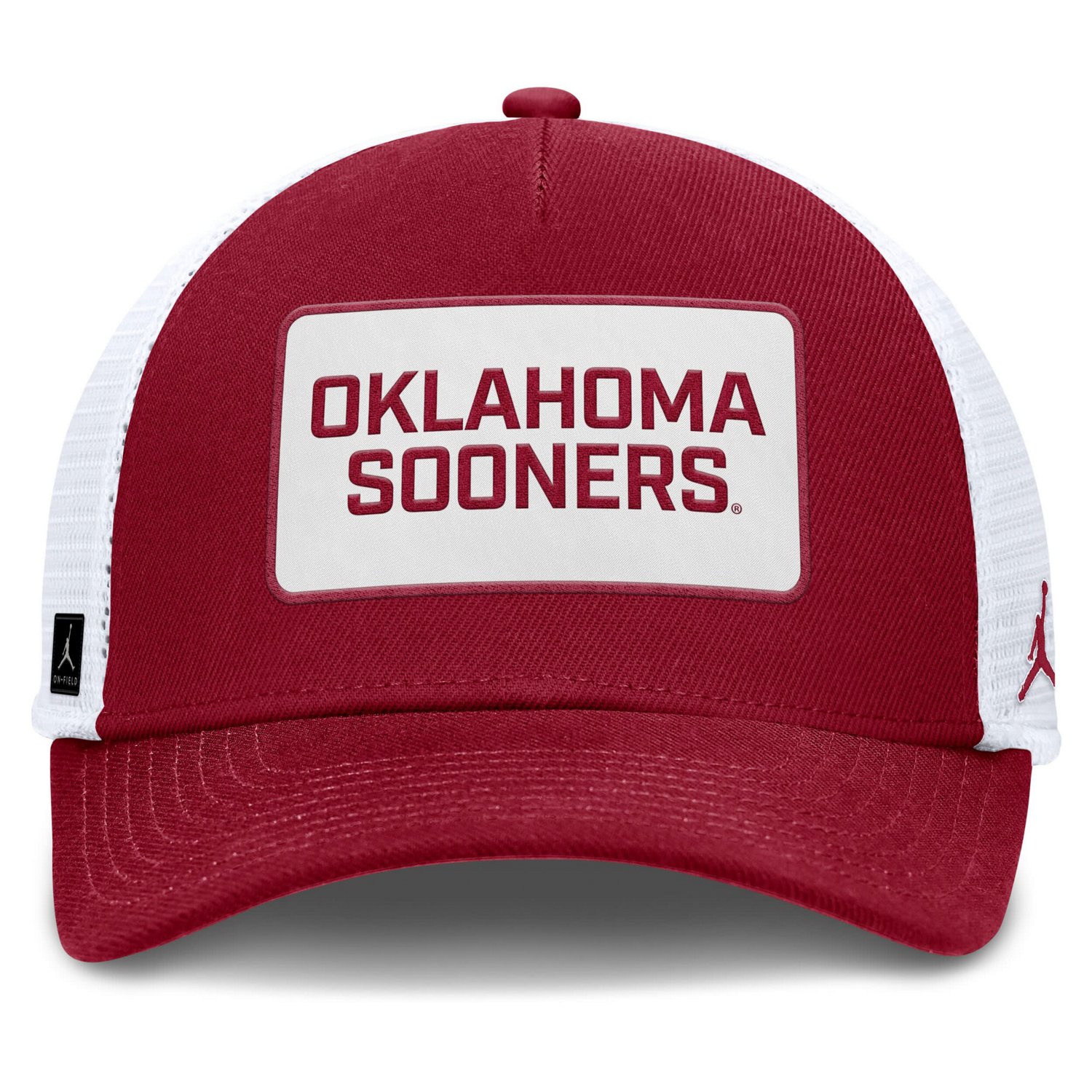 Jordan Brand Oklahoma Sooners 2025 On-Field Rise Patch Trucker Adjustable Hat - view number 2