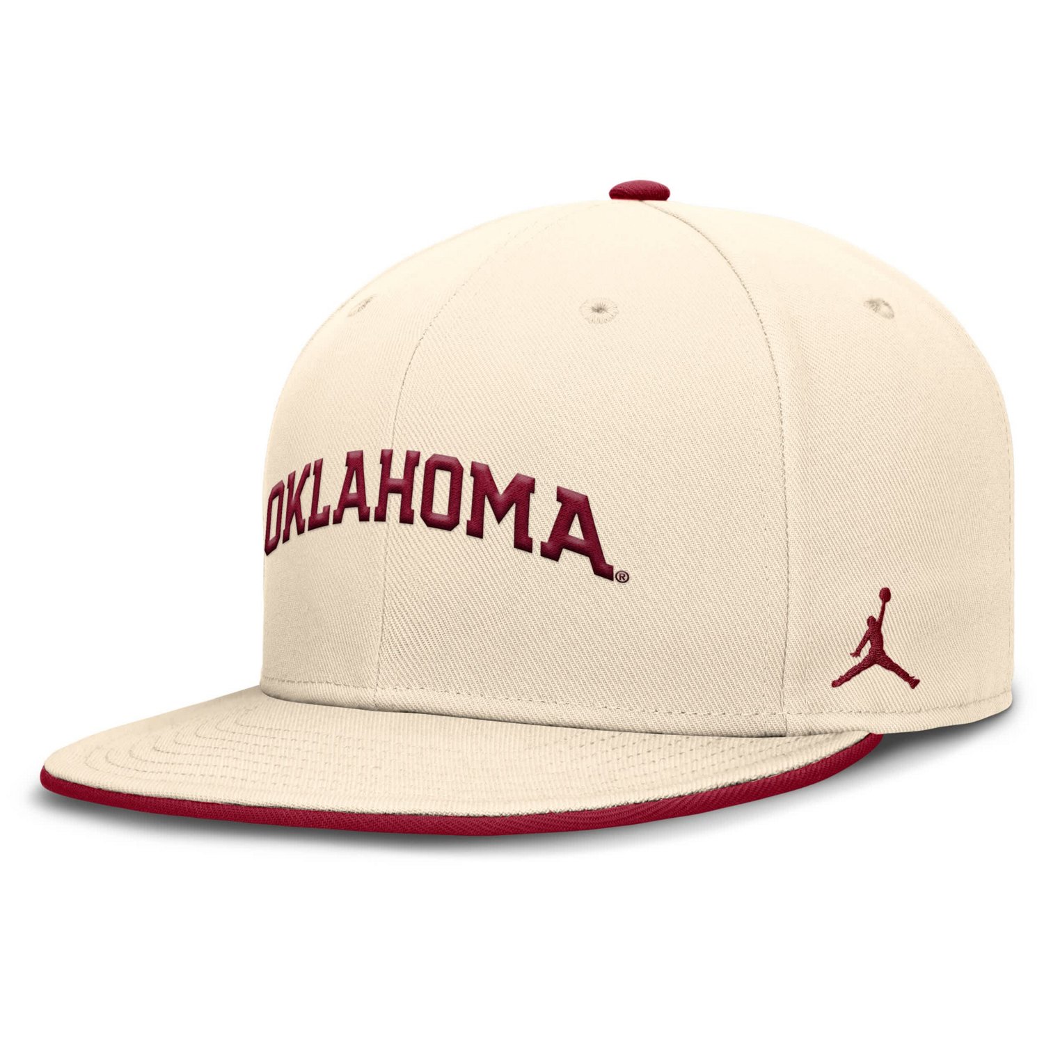 Jordan Brand Oklahoma Sooners Primetime True Performance Fitted Hat - view number 3