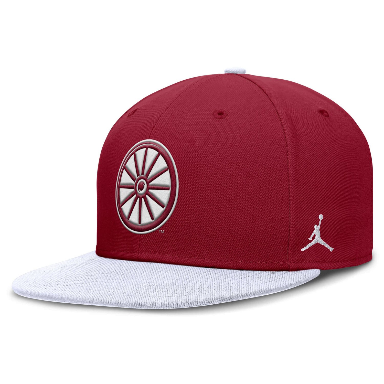 Jordan Brand Oklahoma Sooners Two-Tone Primetime Performance Fitted Hat                                                          - view number 1