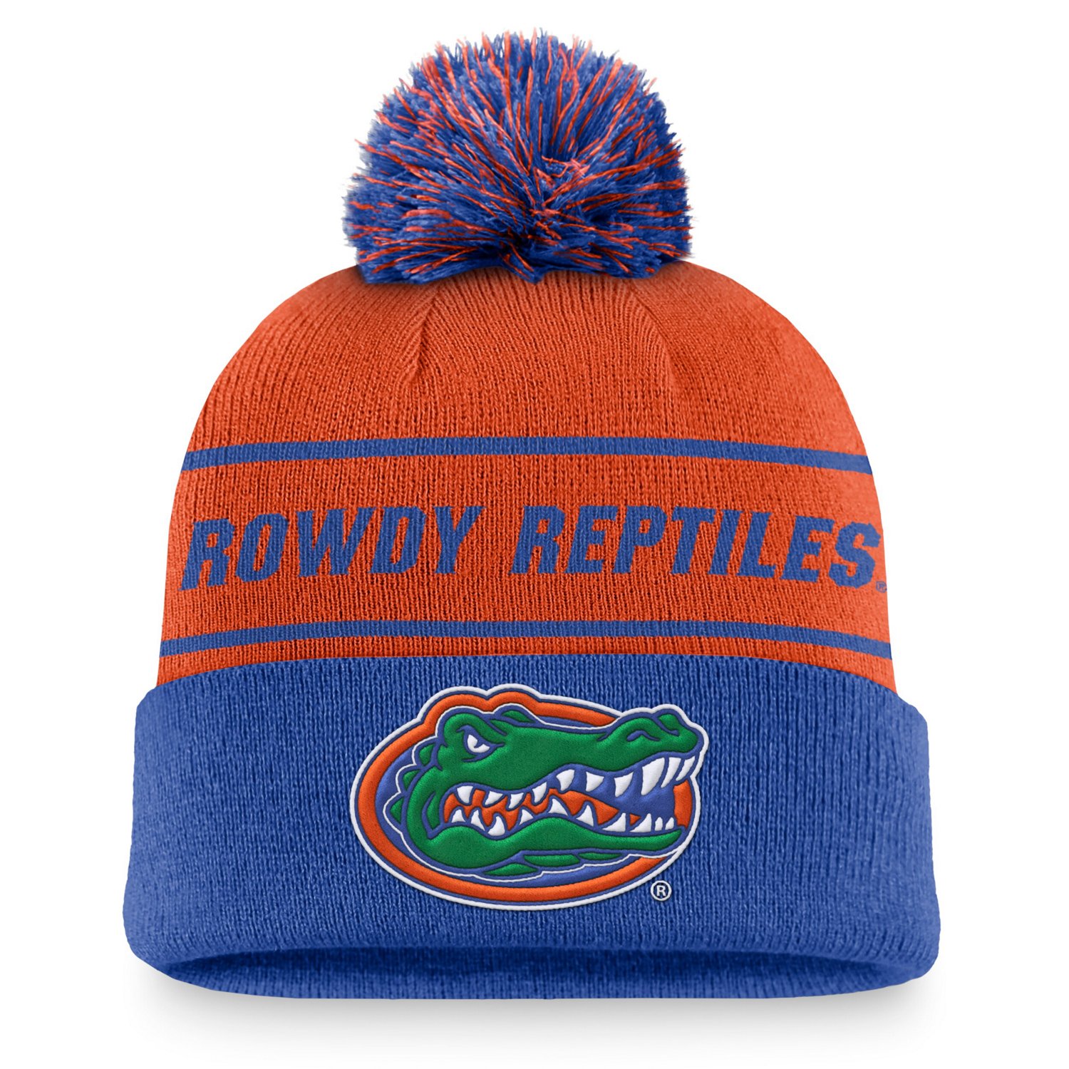 Jordan Brand /Royal Florida Gators Local Peak Cuffed Knit Hat with Pom                                                           - view number 1