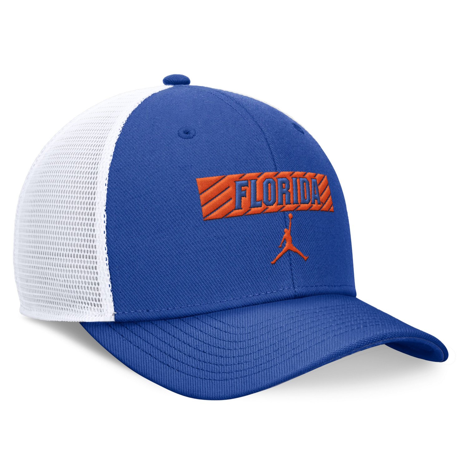 Jordan Brand /White Florida Gators 2024 Sideline Trucker Adjustable Hat - view number 3