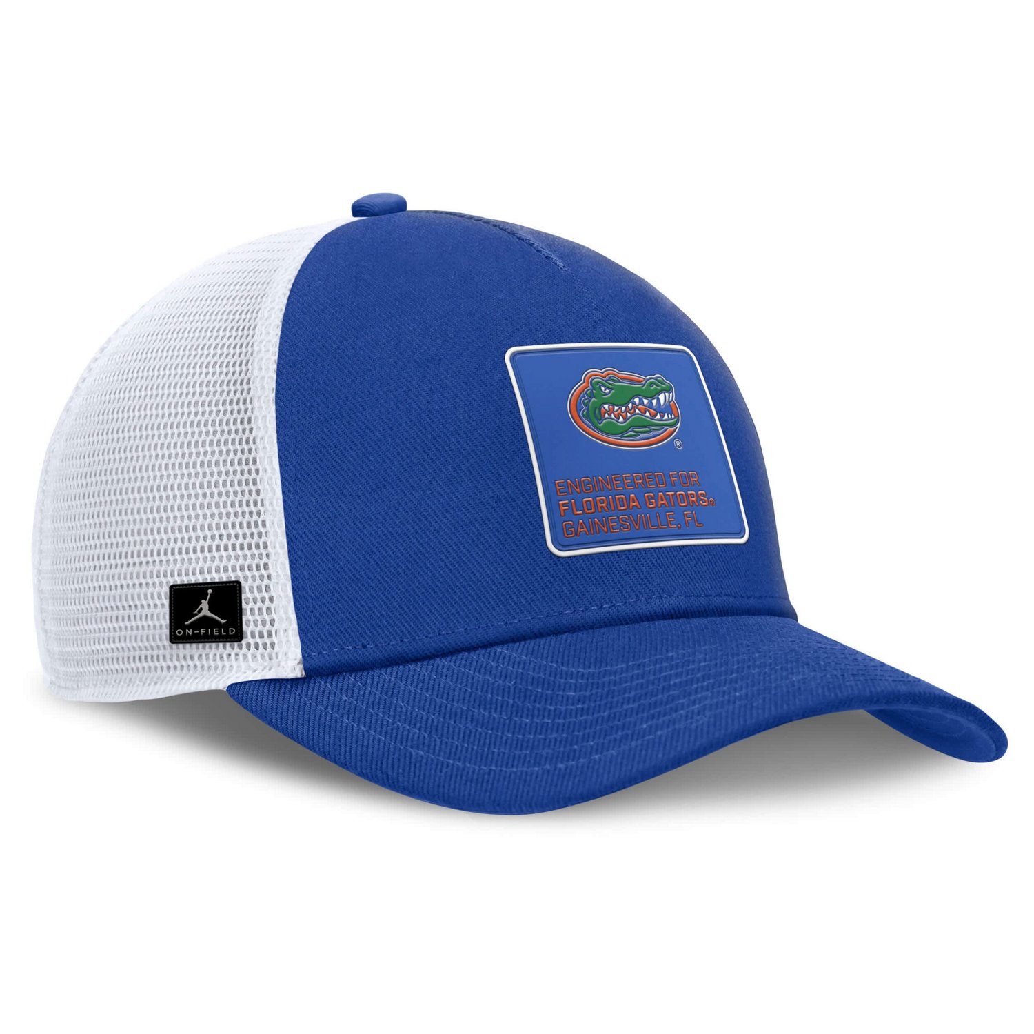 Jordan Brand White Florida Gators 2025 On-Field Rise Engineered Trucker Adjustable Hat - view number 3