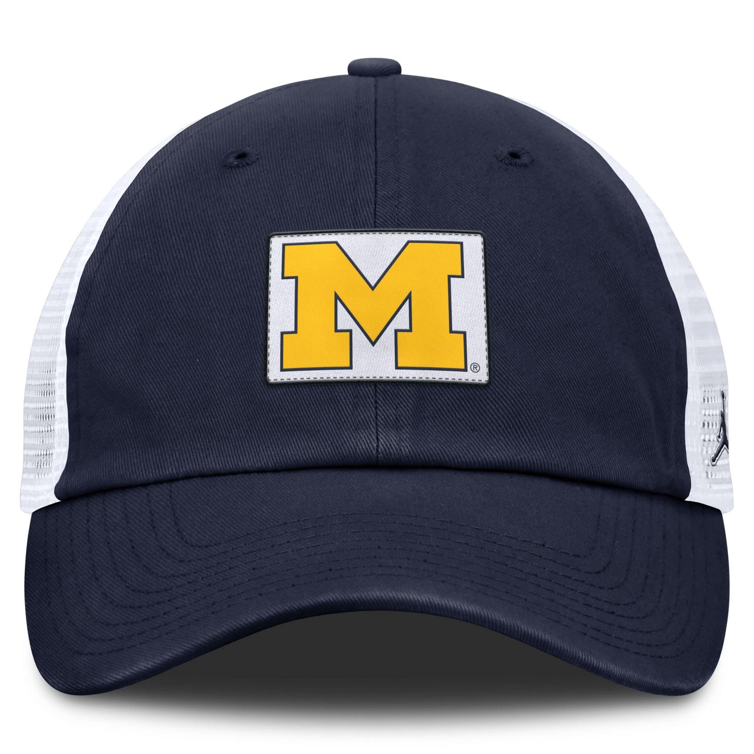 Jordan Brand White Michigan Wolverines Primetime Club Trucker Adjustable Hat - view number 2