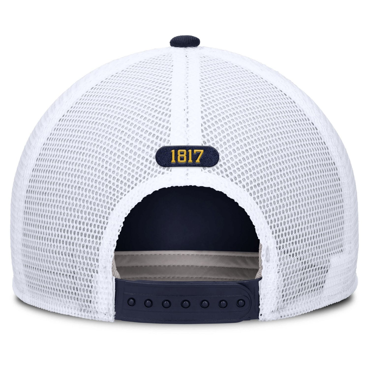 Jordan Brand White Michigan Wolverines Rise Trucker Adjustable Hat - view number 4
