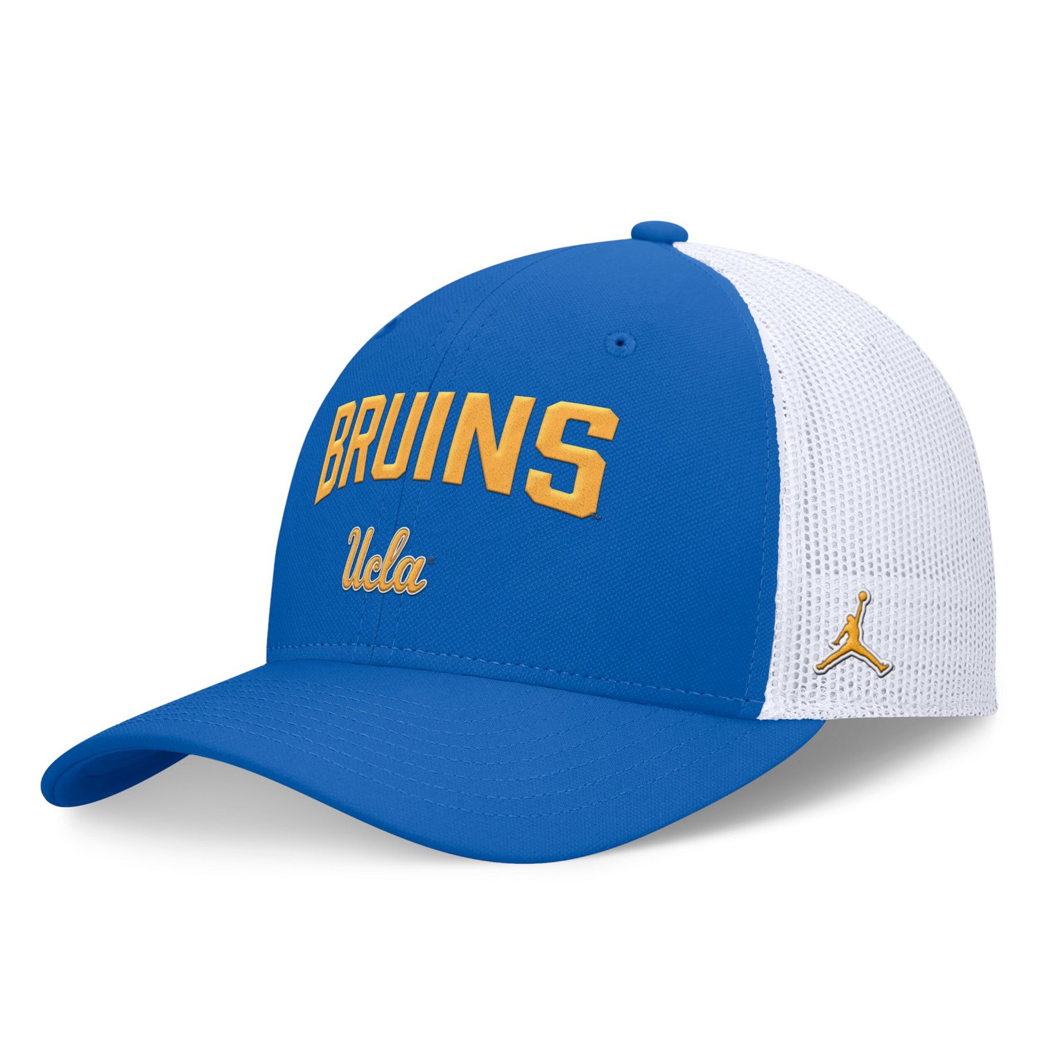 Jordan Brand White UCLA Bruins Primetime Rise City Trucker Adjustable Hat - view number 3