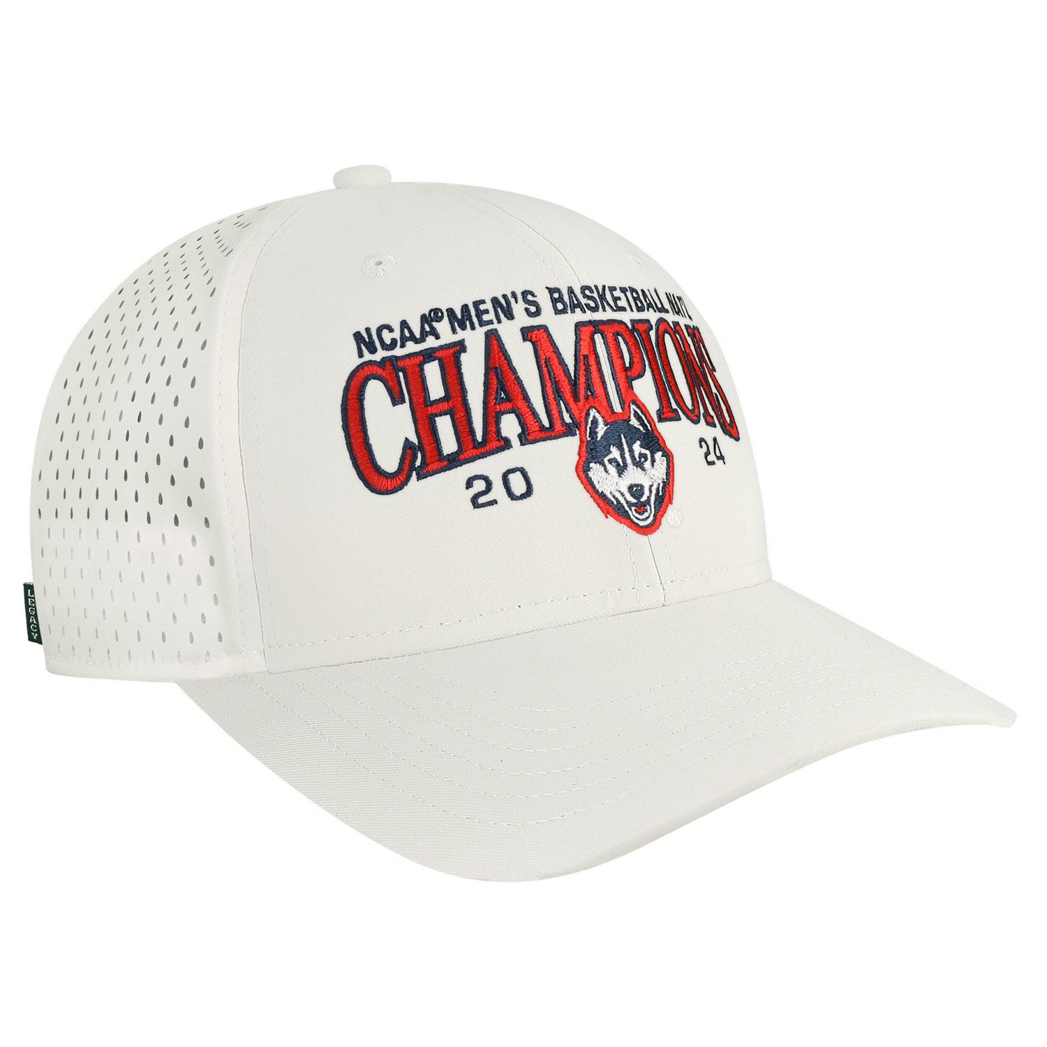 Legacy Athletic UConn Huskies 2024 NCAA Basketball National Champions Rempa Adjustable Hat                                       - view number 3