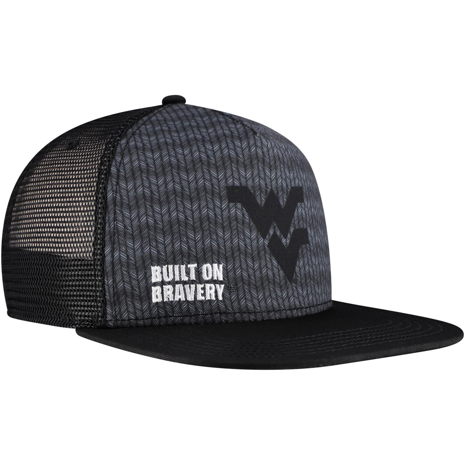 Legacy Athletic West Virginia Mountaineers Built on Bravery Shadow Snapback Hat