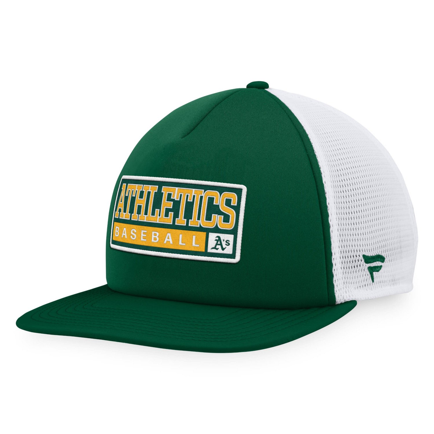 Majestic White Athletics Foam Trucker Snapback Hat