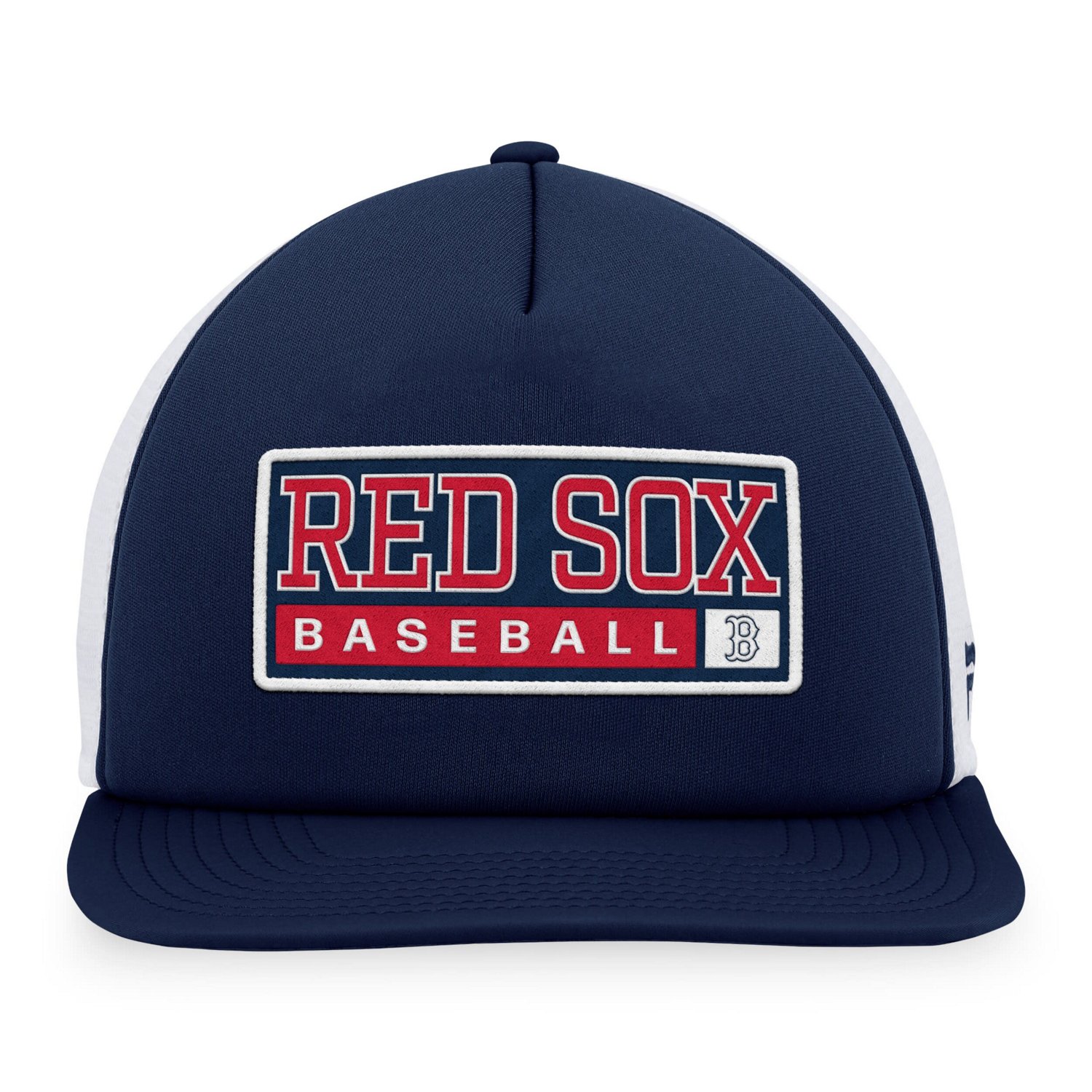 Majestic White Boston Red Sox Foam Trucker Snapback Hat
