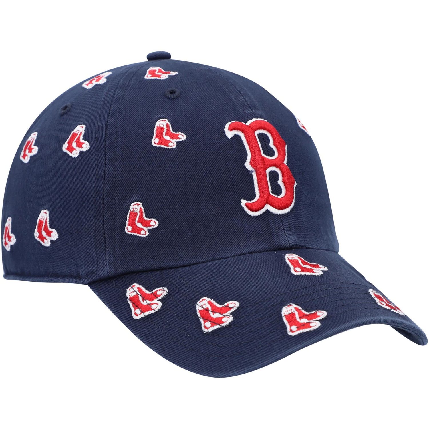 Men's '47 Boston Red Sox Confetti Clean Up Adjustable Hat - view number 3