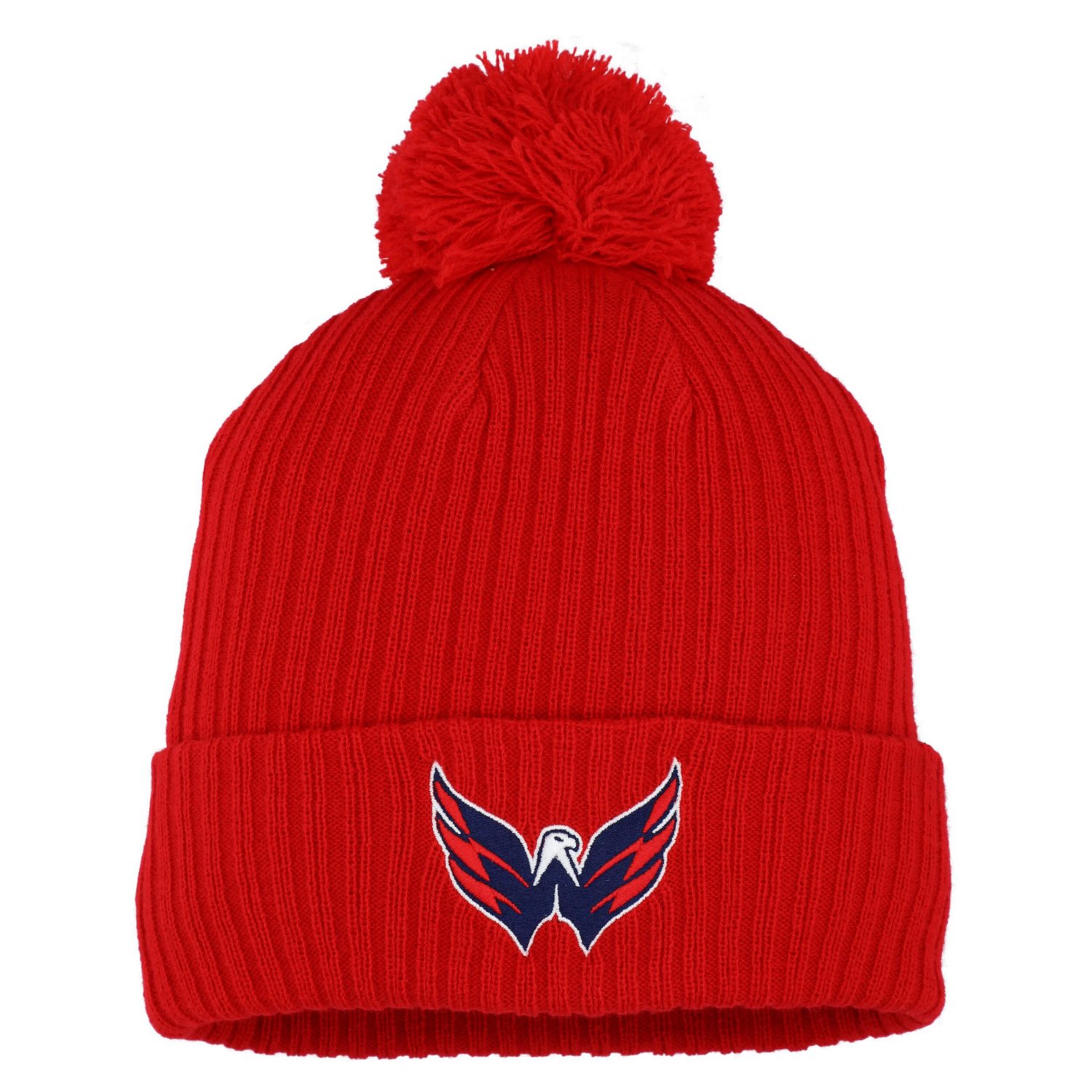 Men's Fanatics Washington Capitals Cuffed Knit Hat with Pom - view number 1