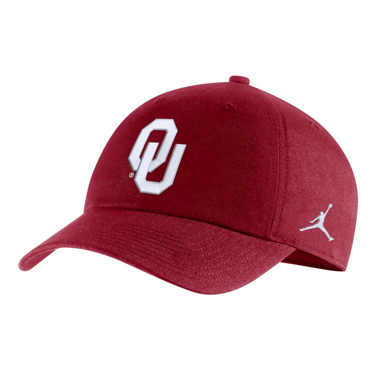 Men's Jordan Brand Oklahoma Sooners Heritage86 Logo Performance Adjustable Hat - view number 1