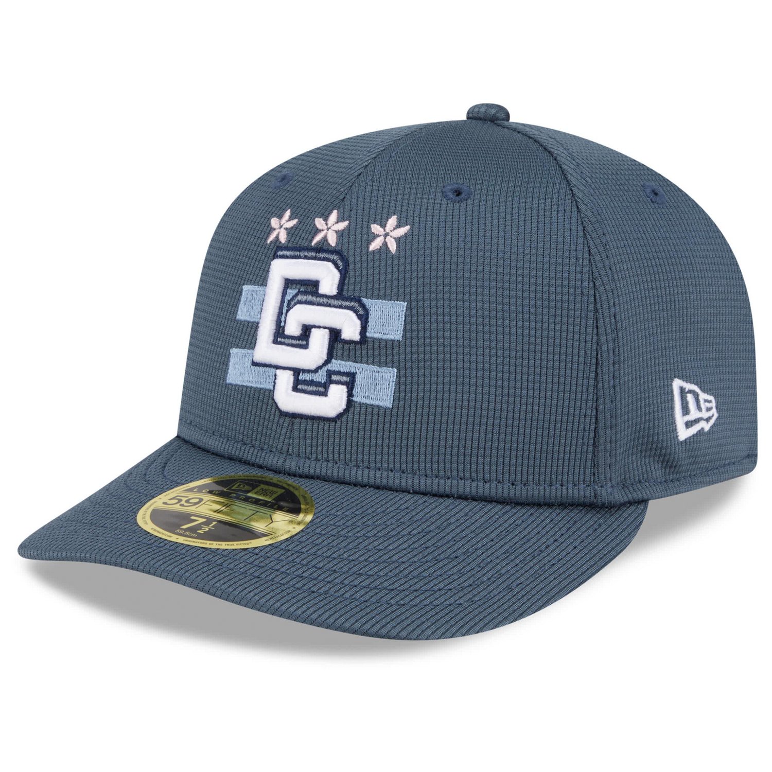 Men's New Era Blue Washington Nationals 2025 City Connect Batting Practice Low Profile 59FIFTY Fitted Hat                       