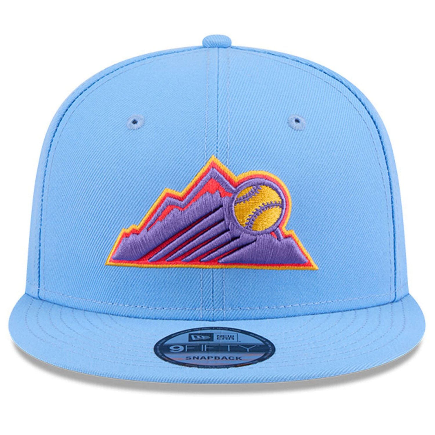 Men's New Era Light Blue Colorado Rockies 2025 City Connect 9FIFTY Snapback Hat - view number 4