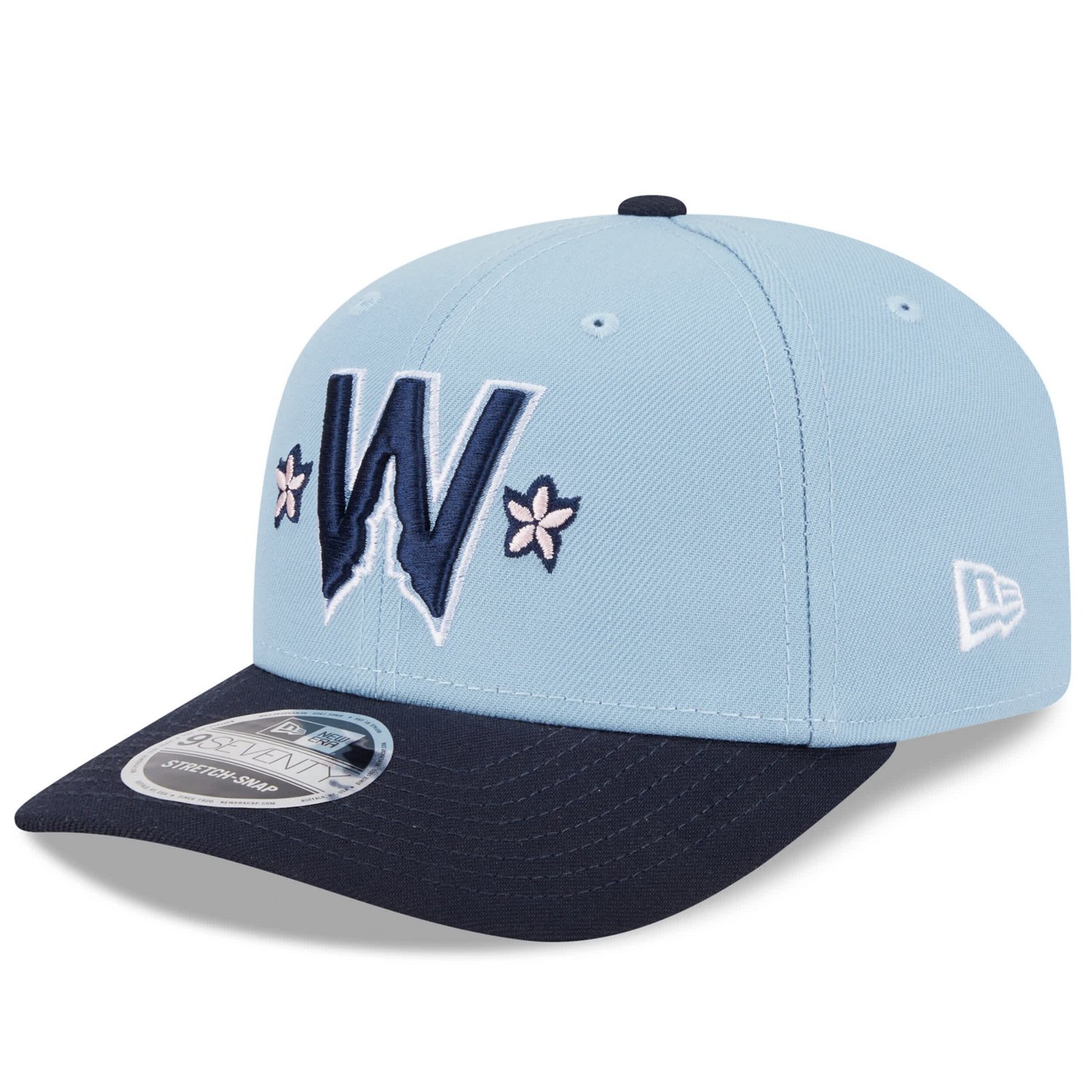 Men's New Era Light Blue/Navy Washington Nationals 2025 City Connect 9SEVENTY Adjustable Hat - view number 2