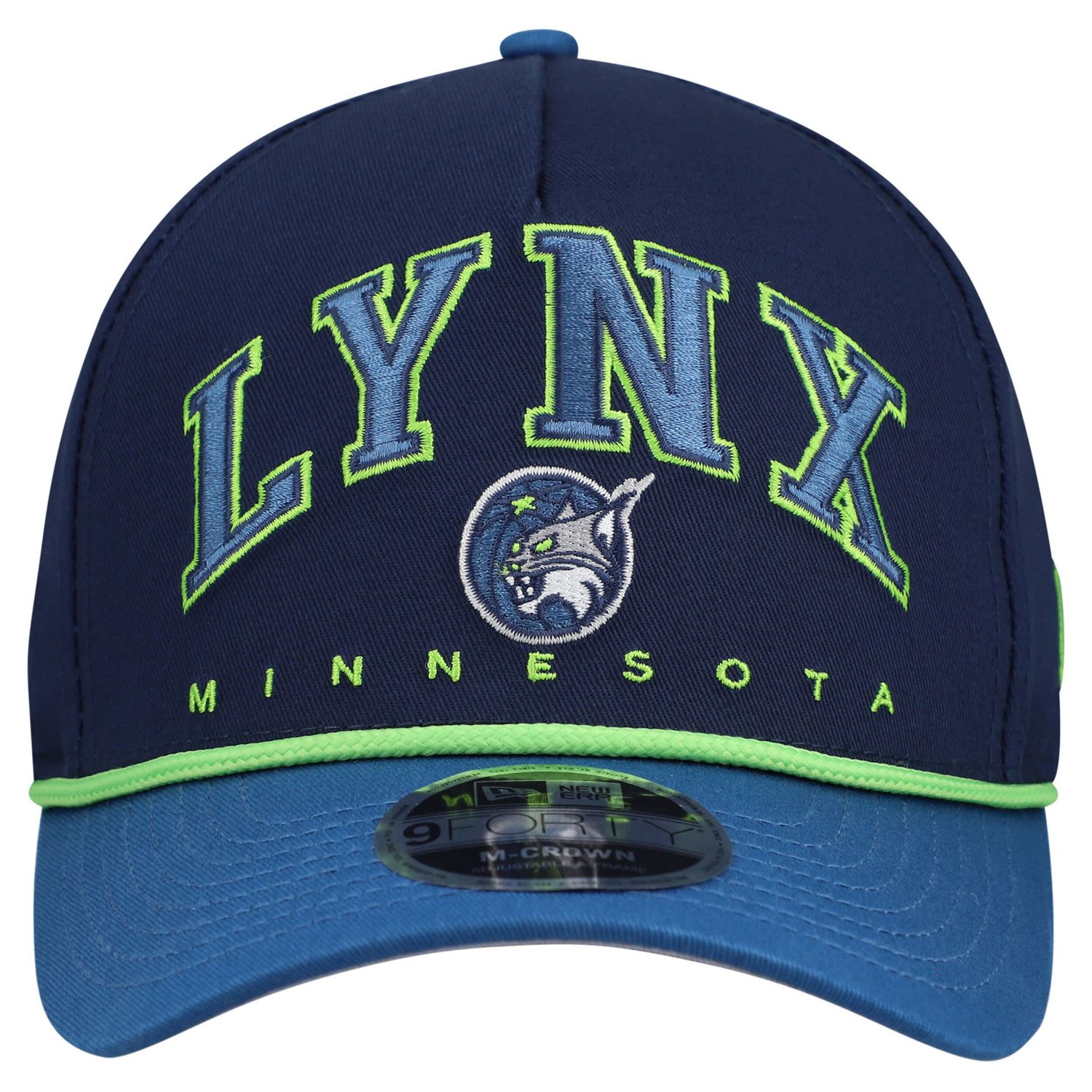 Men's New Era Minnesota Lynx Bold Arch COOLERA 9FORTY A-Frame M-Crown Adjustable Hat - view number 2