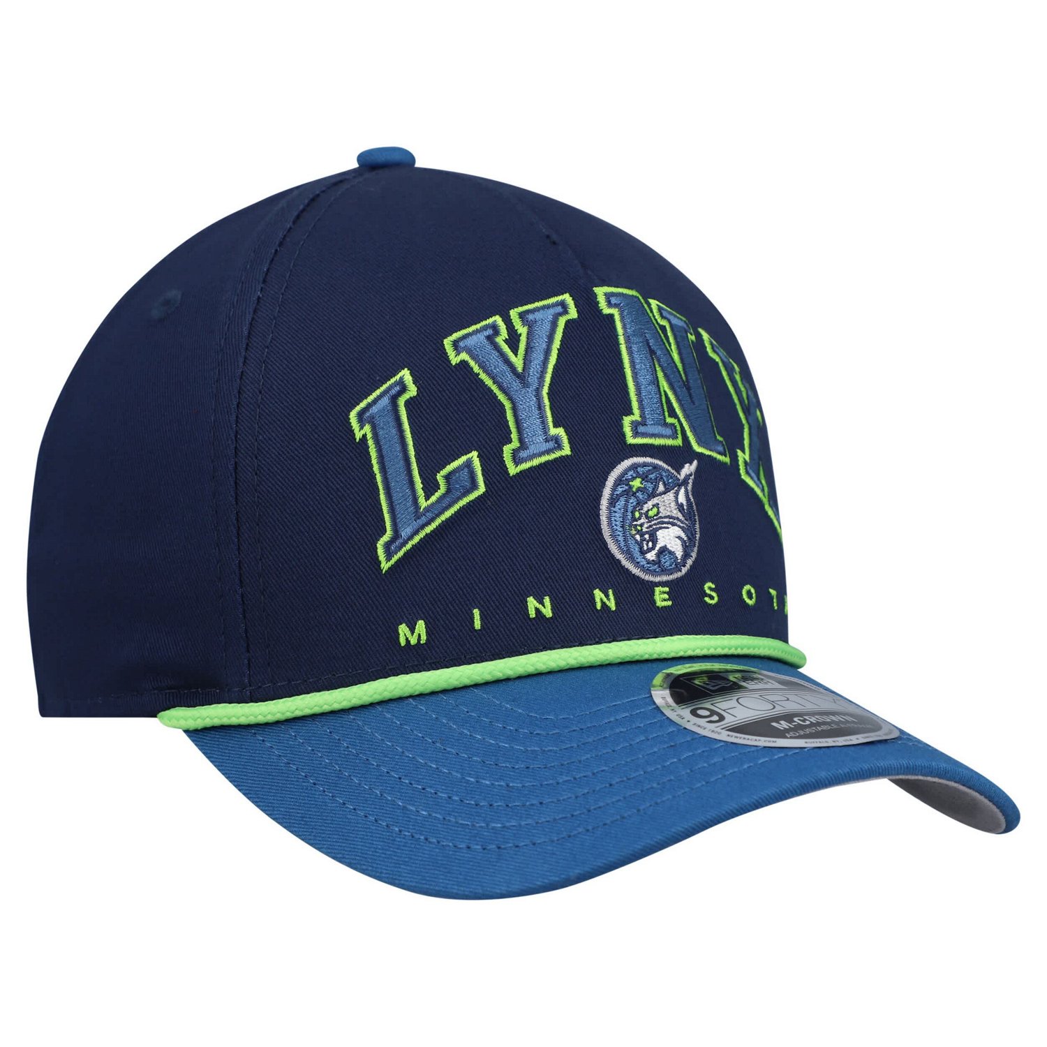 Men's New Era Minnesota Lynx Bold Arch COOLERA 9FORTY A-Frame M-Crown Adjustable Hat - view number 3