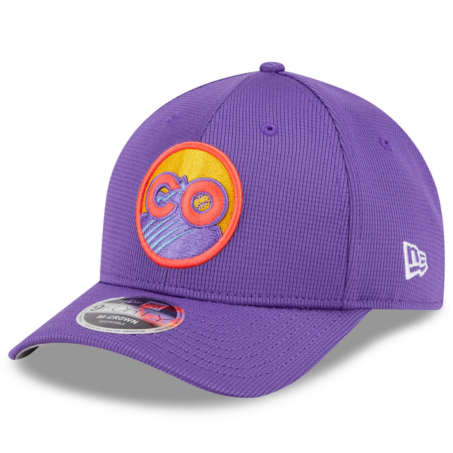 Men's New Era Purple Colorado Rockies 2025 City Connect Batting Practice 9FORTY Adjustable Hat - view number 2