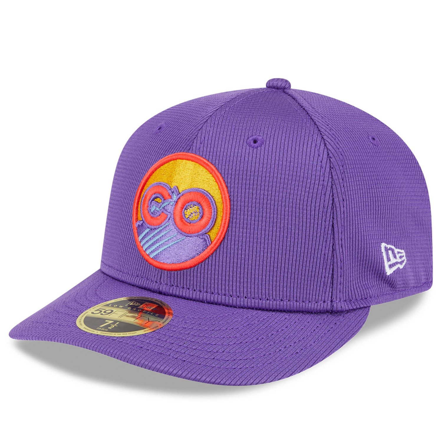 Men's New Era Purple Colorado Rockies 2025 City Connect Batting Practice Low Profile 59FIFTY Fitted Hat - view number 2