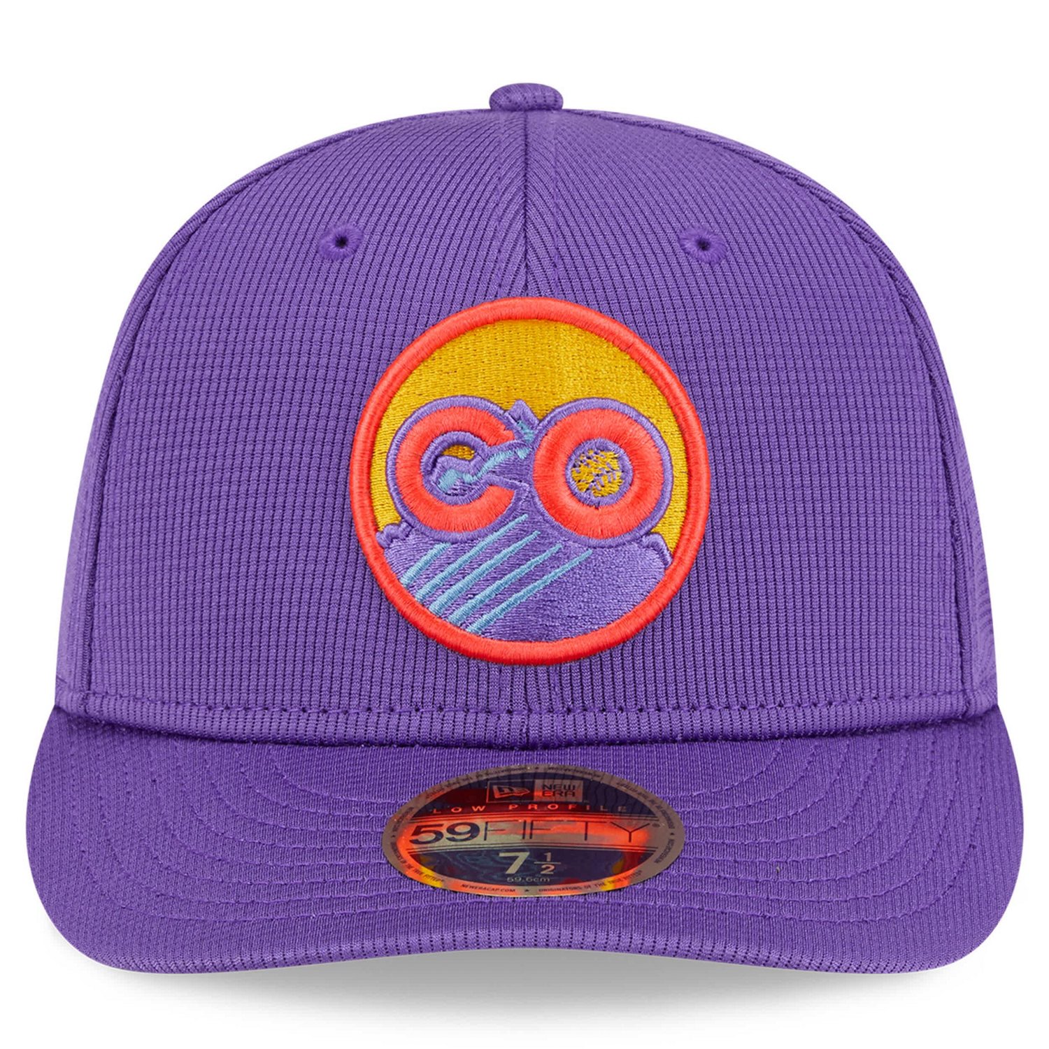 Men's New Era Purple Colorado Rockies 2025 City Connect Batting Practice Low Profile 59FIFTY Fitted Hat - view number 4