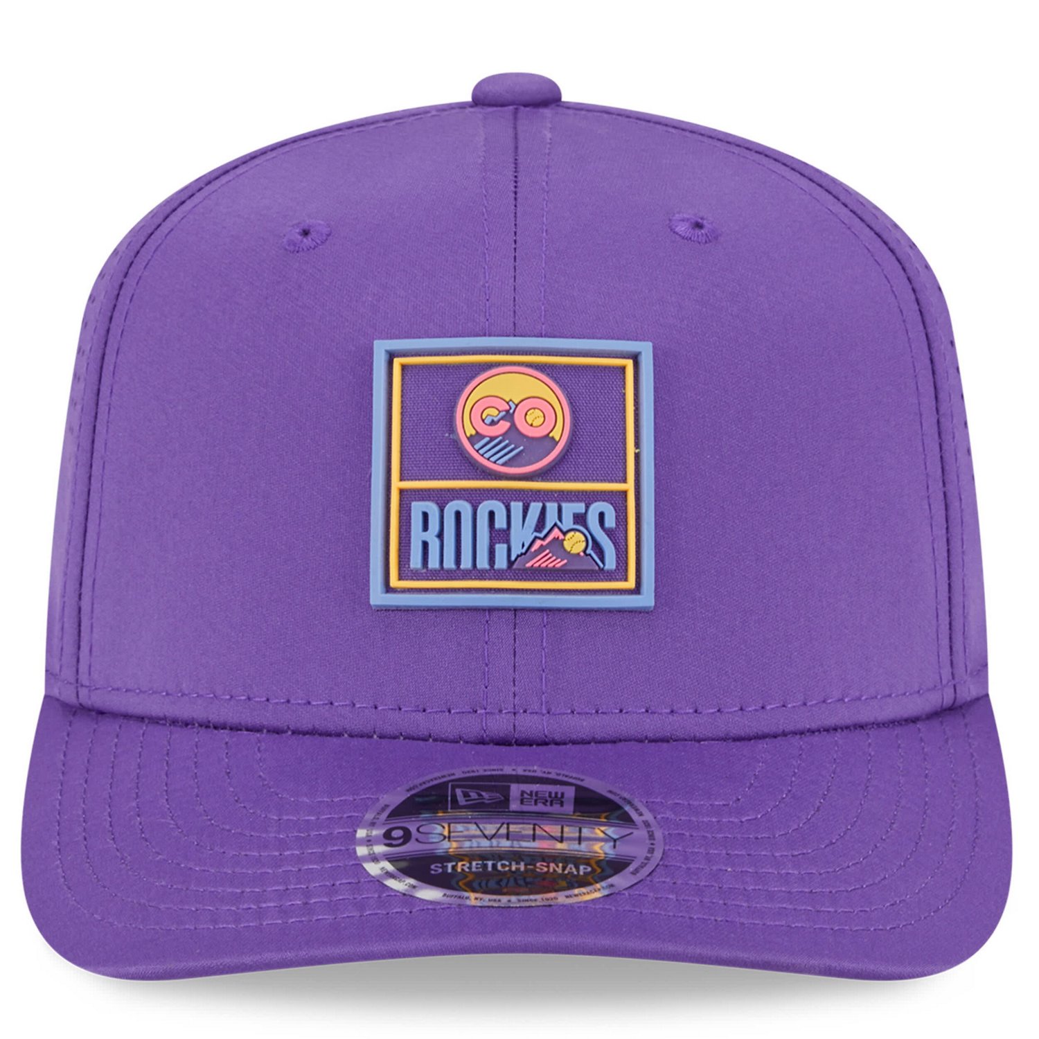 Men's New Era Purple Colorado Rockies 2025 City Connect Fan Pack 9SEVENTY Adjustable Hat - view number 4