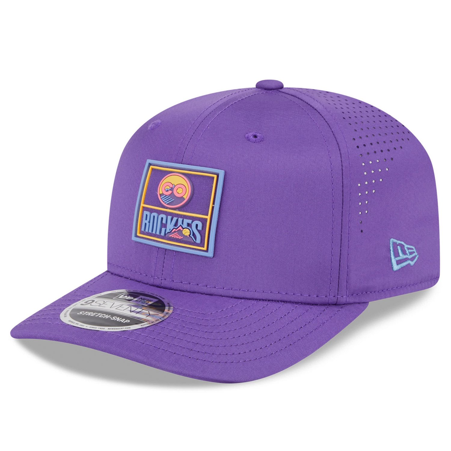 Men's New Era Purple Colorado Rockies 2025 City Connect Fan Pack 9SEVENTY Adjustable Hat - view number 2