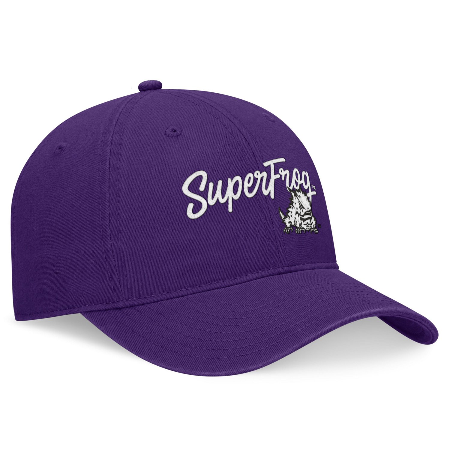 Men's Top of the World TCU Horned Frogs Heritage CeeCee Adjustable Hat - view number 3