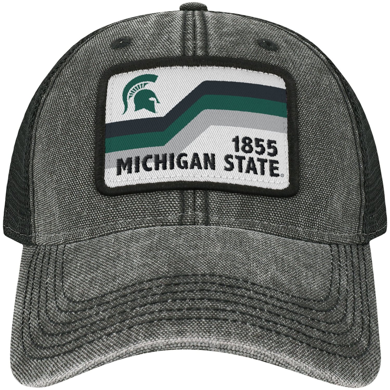 Michigan State Spartans Sun  Bars Dashboard Trucker Snapback Hat