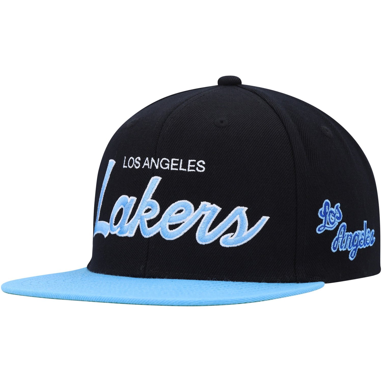 Mitchell & Ness Los Angeles Lakers Hardwood Classics MVP Team Script 2.0 Snapback Hat                                            - view number 1
