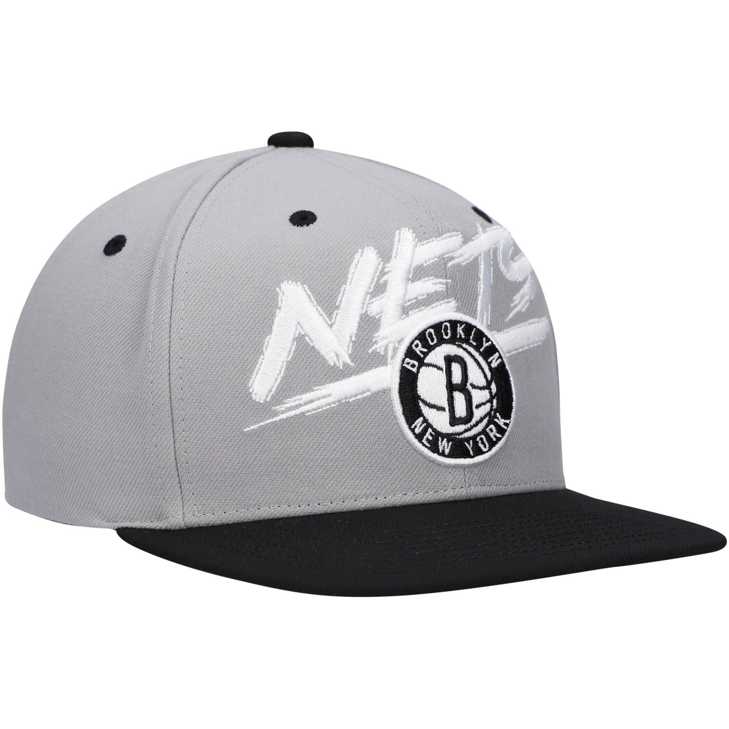 Mitchell  Ness / Brooklyn Nets Hardwood Classics Soul Transcript Snapback Hat - view number 3