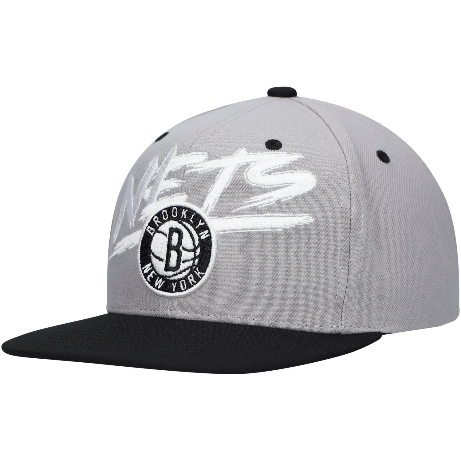 Mitchell  Ness / Brooklyn Nets Hardwood Classics Soul Transcript Snapback Hat