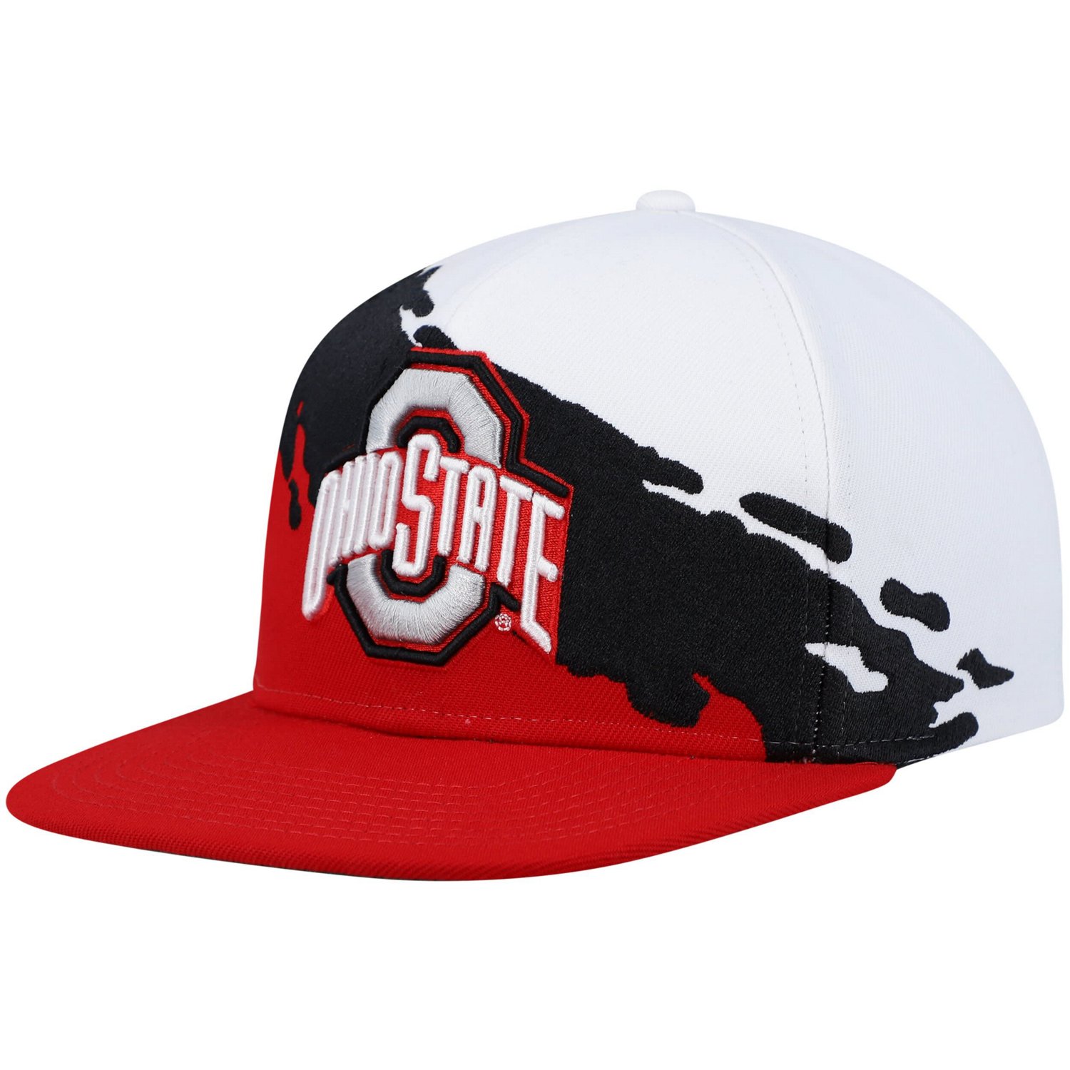 Mitchell  Ness / Ohio State Buckeyes Paintbrush Snapback Hat
