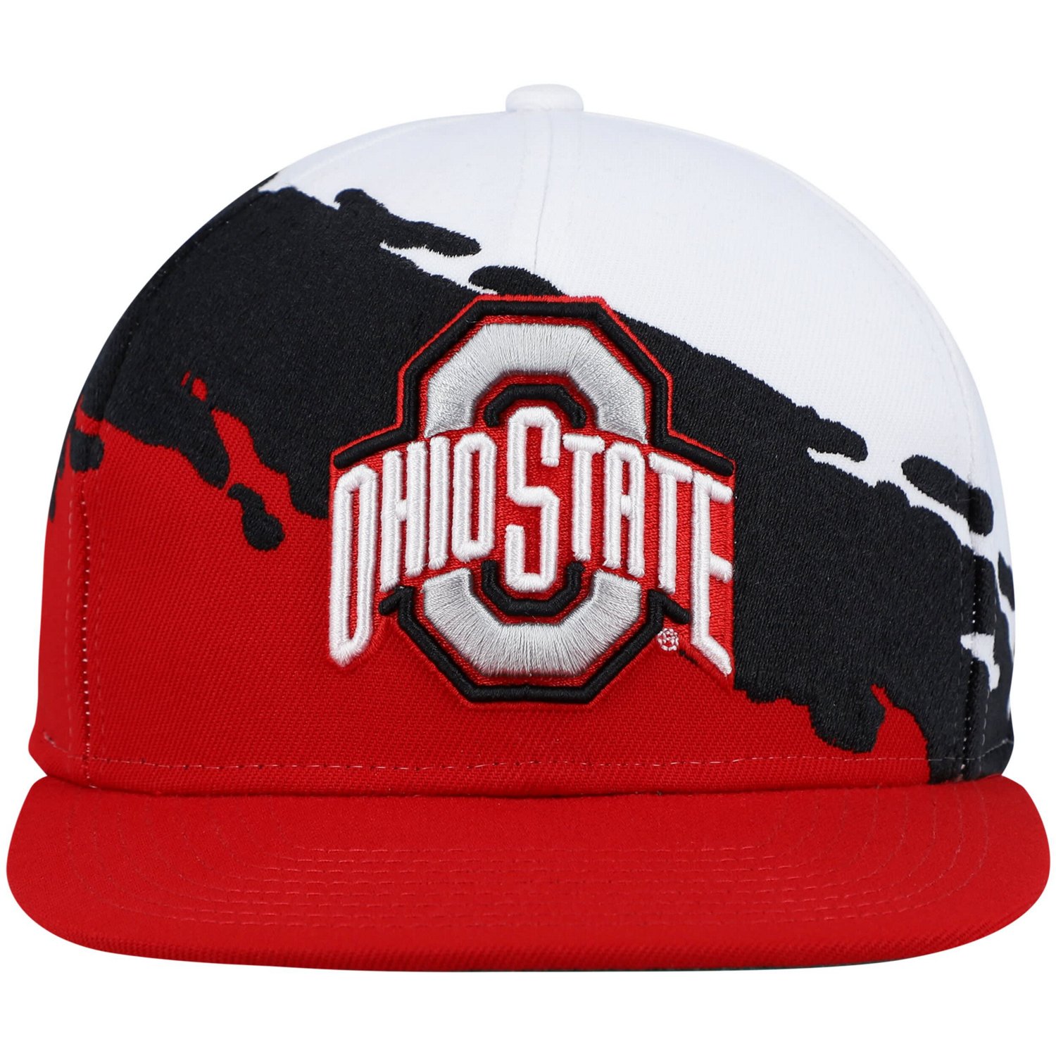 Mitchell  Ness / Ohio State Buckeyes Paintbrush Snapback Hat - view number 2