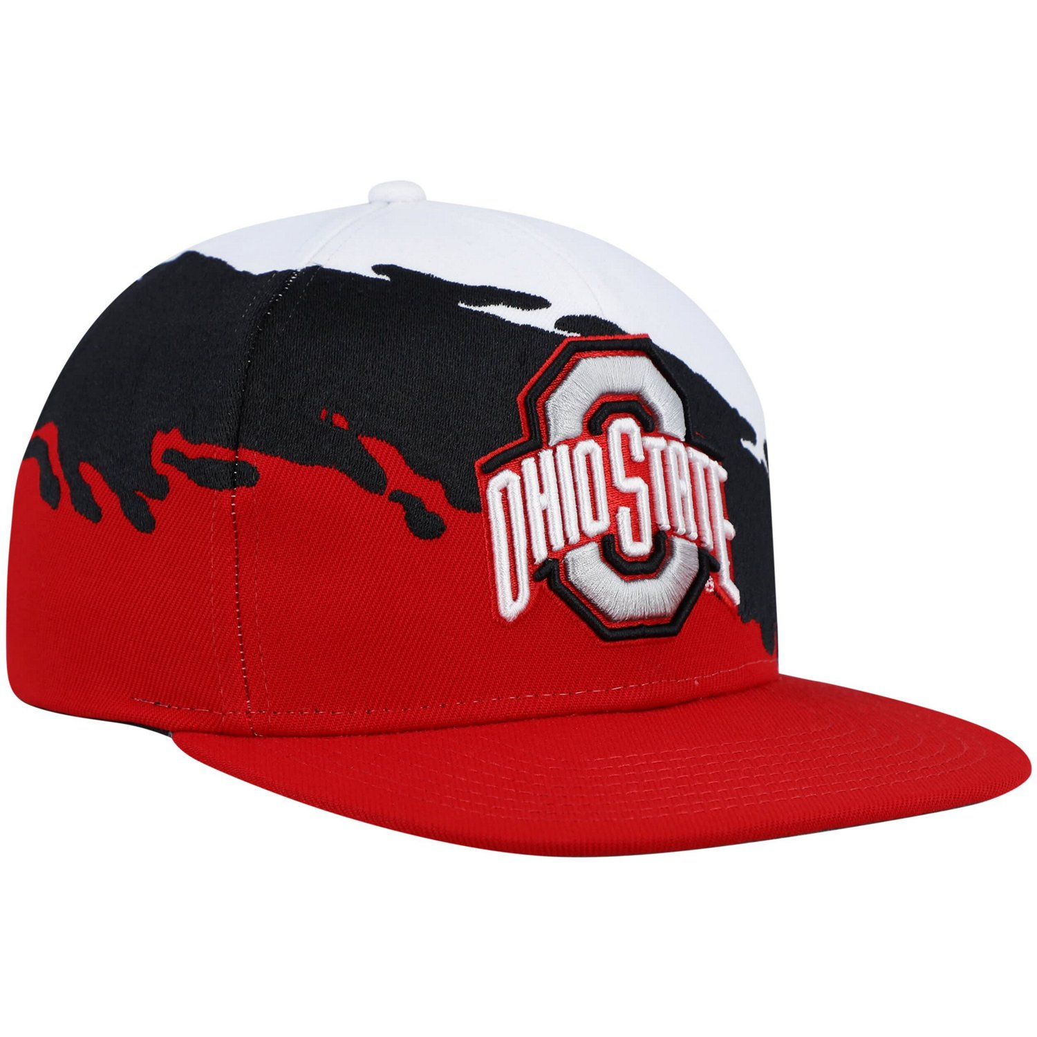 Mitchell  Ness / Ohio State Buckeyes Paintbrush Snapback Hat - view number 3