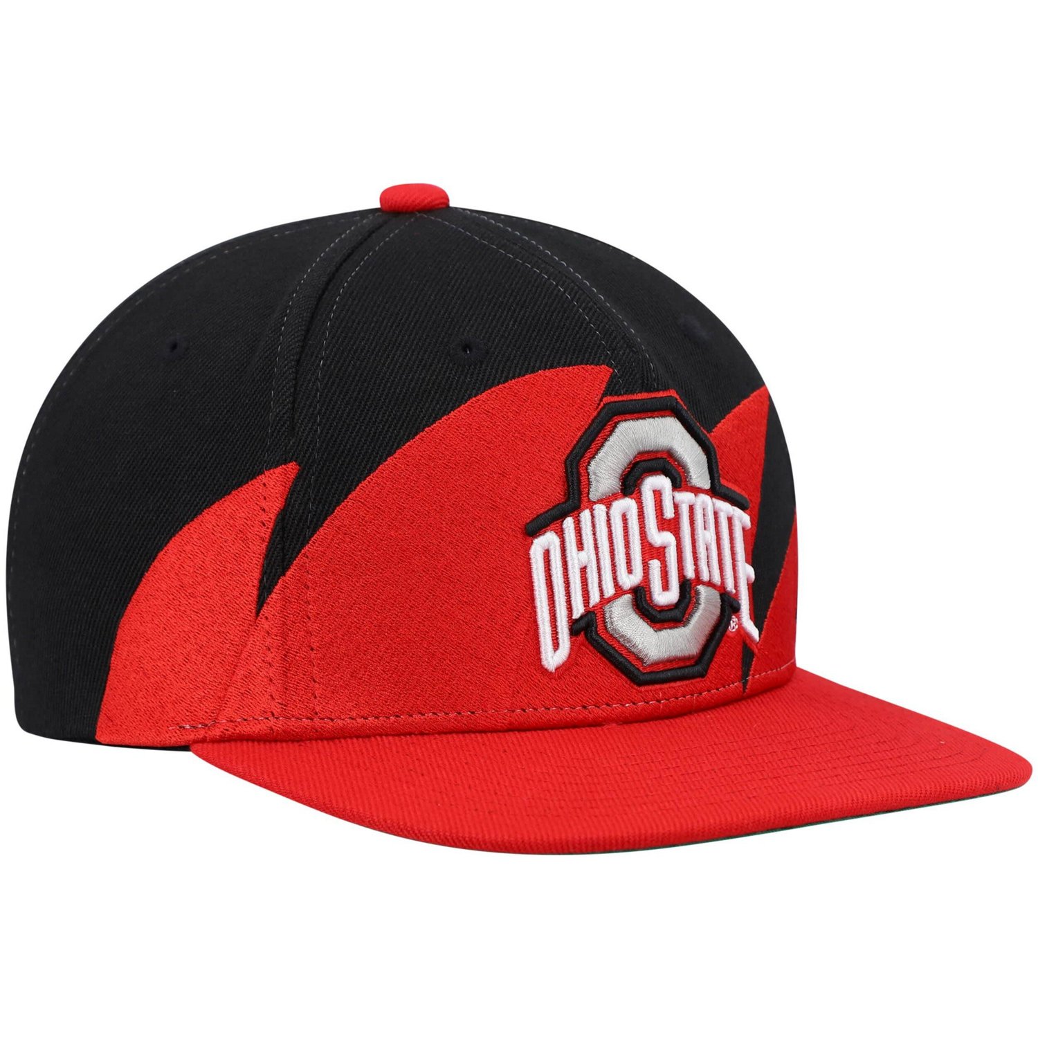 Mitchell  Ness / Ohio State Buckeyes Sharktooth Snapback Hat - view number 3