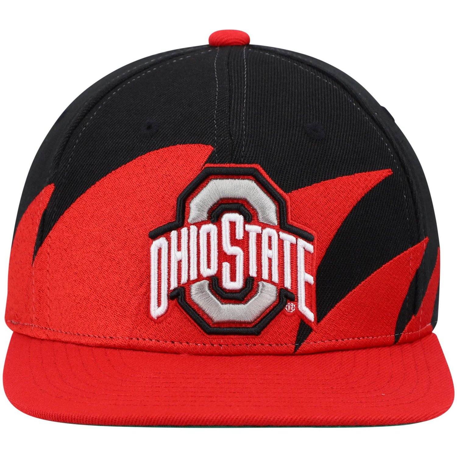 Mitchell  Ness / Ohio State Buckeyes Sharktooth Snapback Hat - view number 2