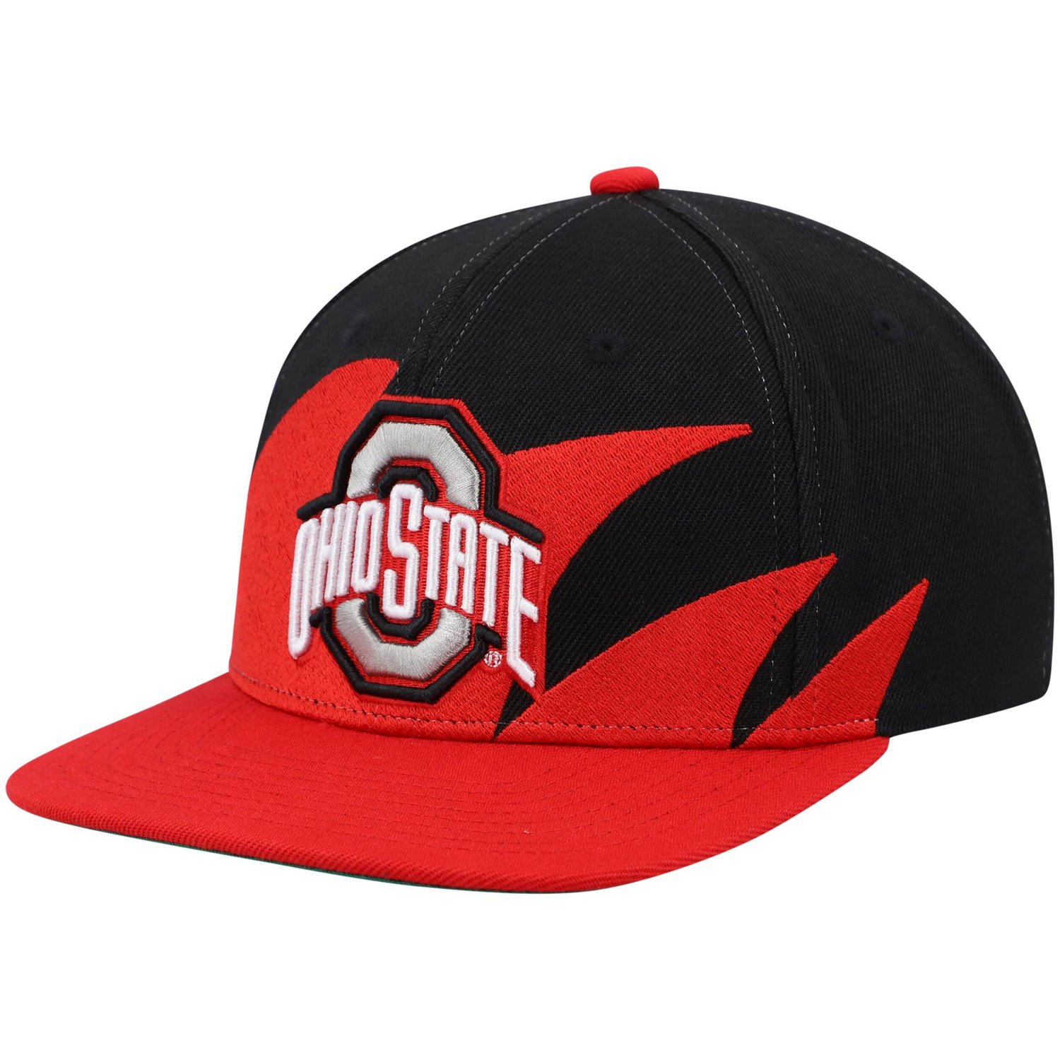 Mitchell  Ness / Ohio State Buckeyes Sharktooth Snapback Hat - view number 1