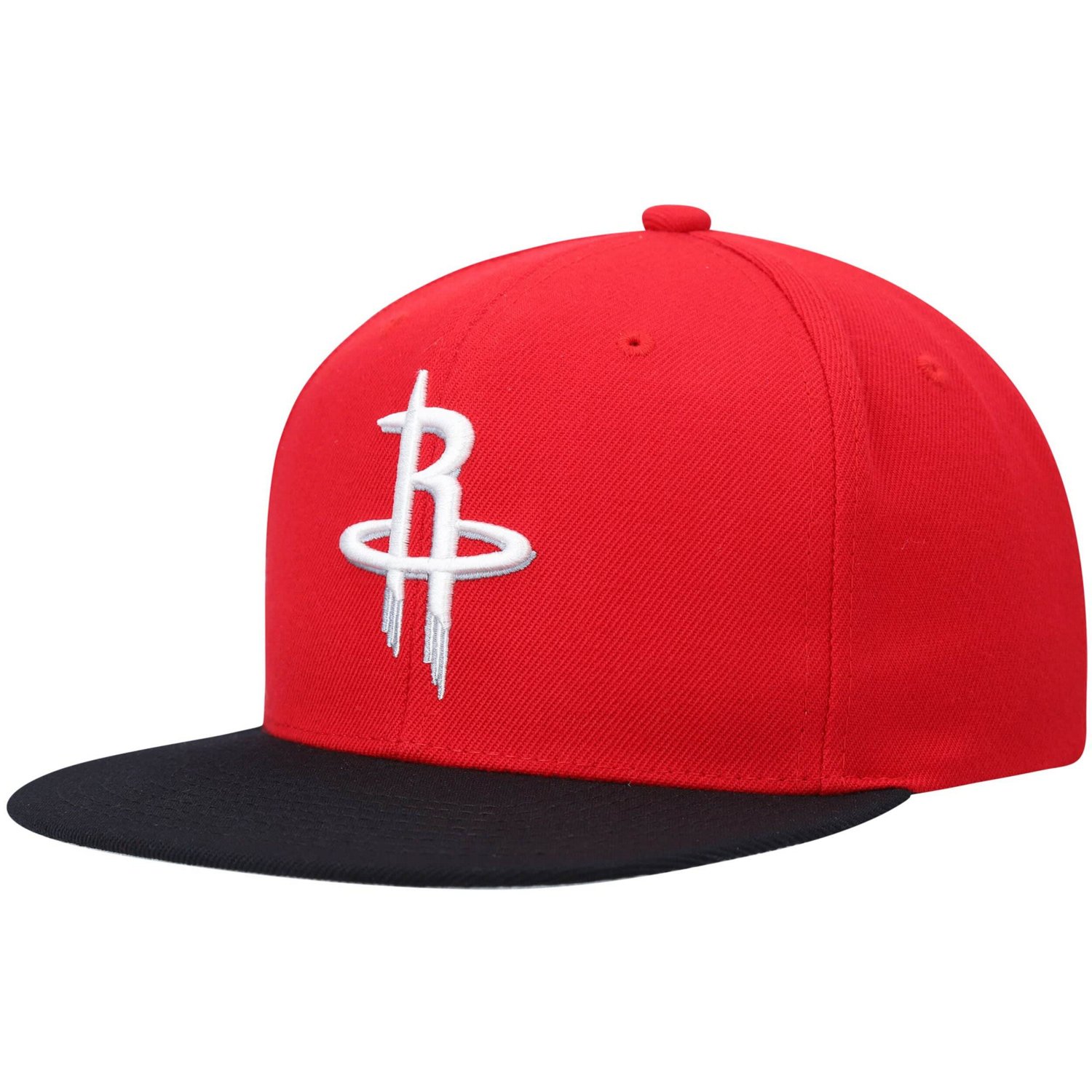 Mitchell  Ness /Black Houston Rockets Team Two-Tone 20 Snapback Hat