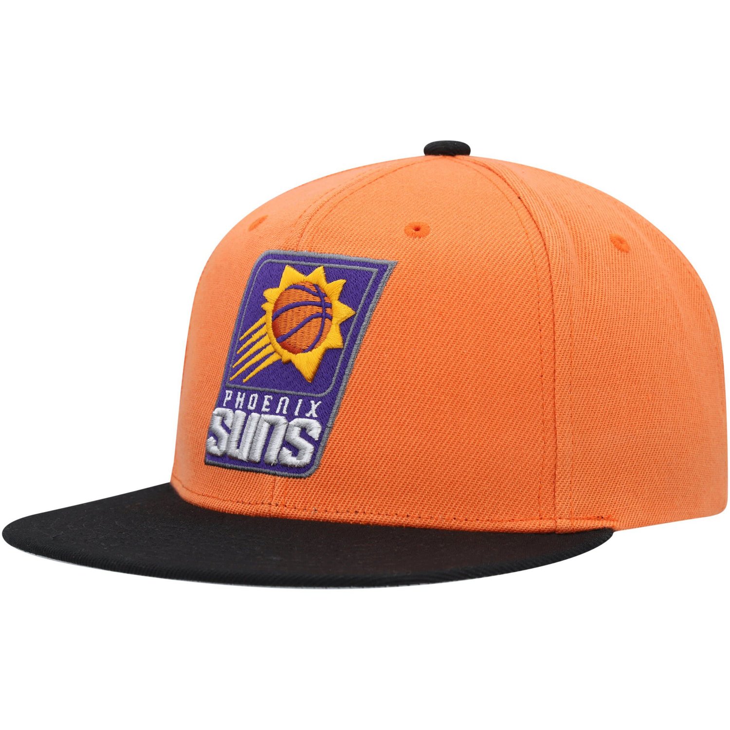 Mitchell  Ness /Black Phoenix Suns Side Core 20 Snapback Hat                                                                     - view number 3