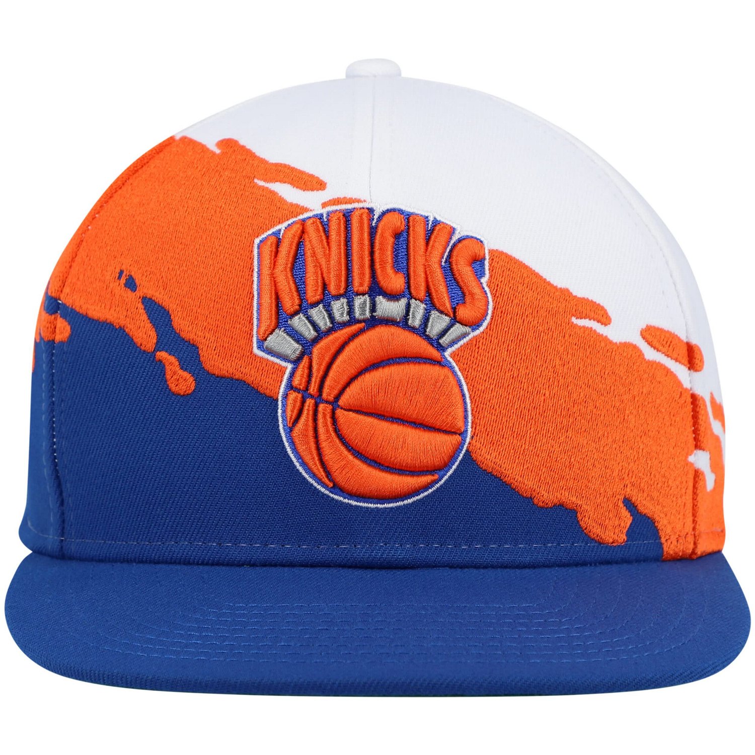 Mitchell  Ness /Blue New York Knicks Hardwood Classics Paintbrush Snapback Hat