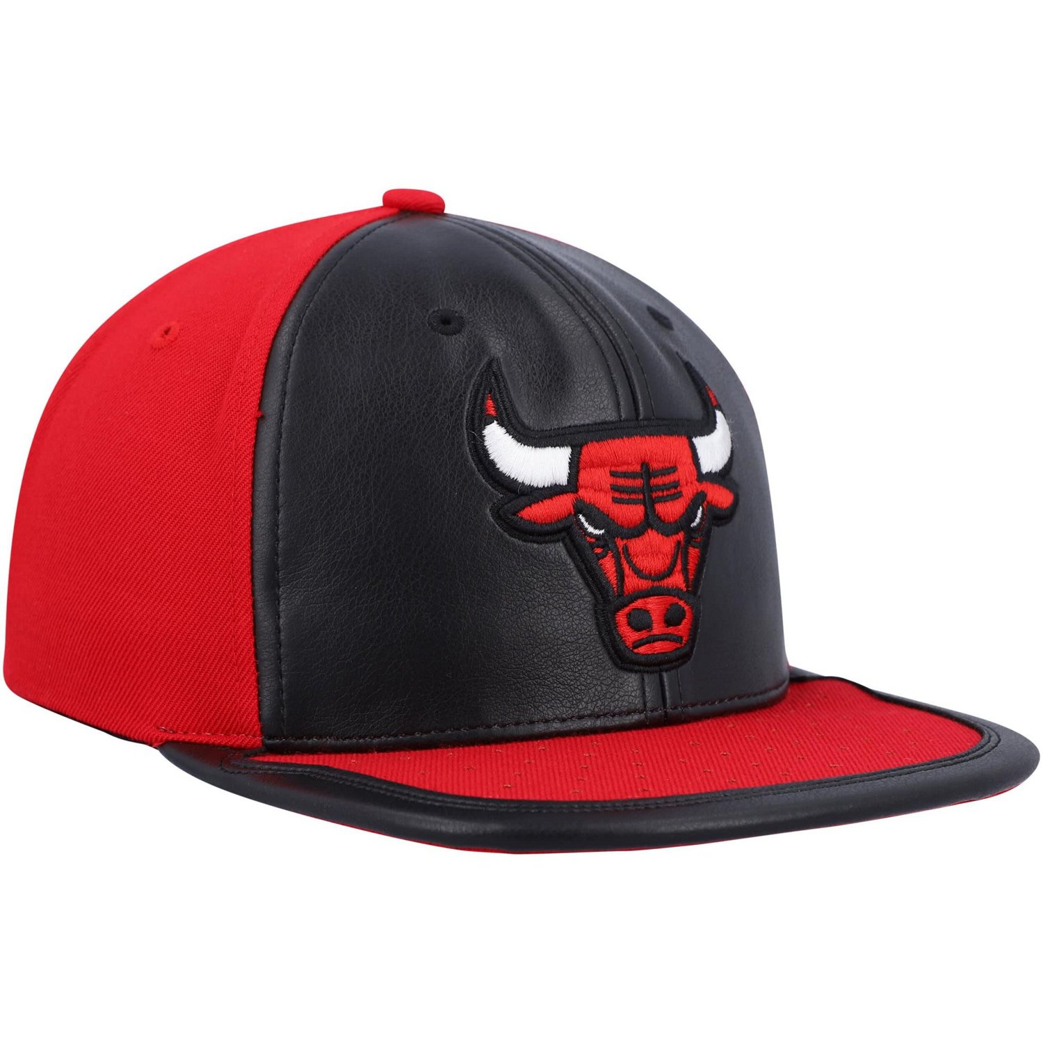 Mitchell  Ness /Red Chicago Bulls Day One Snapback Hat                                                                           - view number 3