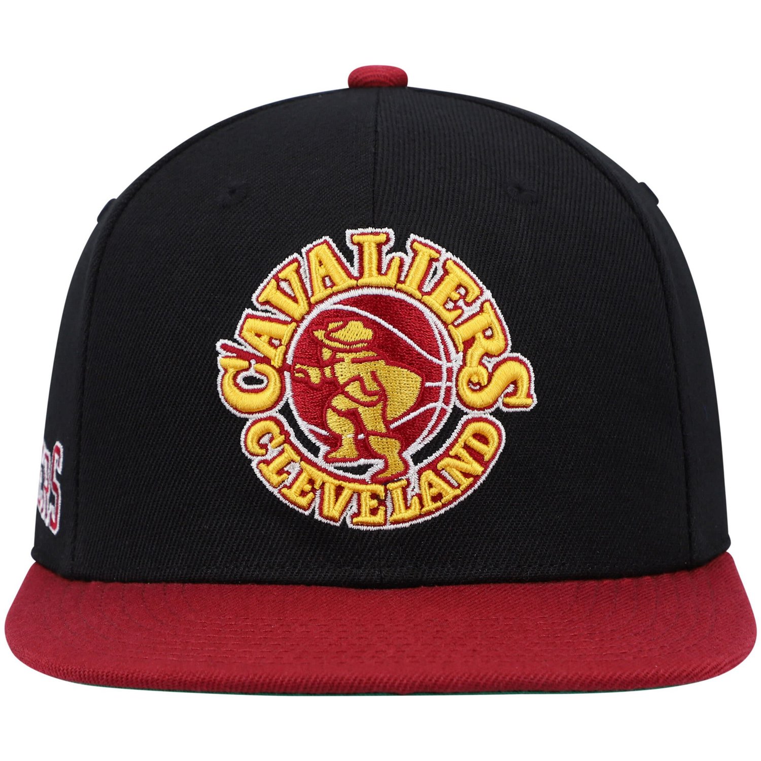 Mitchell  Ness /Wine Cleveland Cavaliers Hardwood Classics Snapback Hat - view number 2