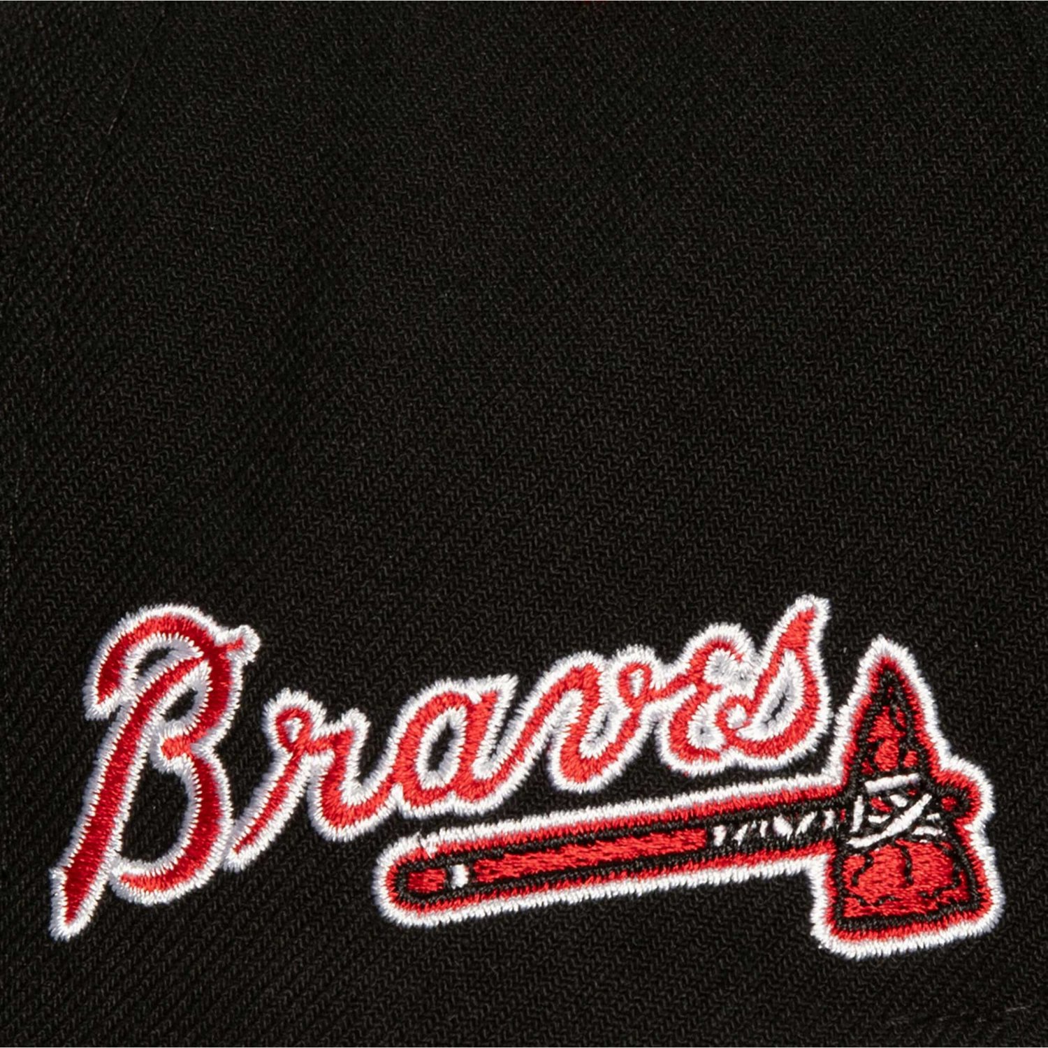 Mitchell  Ness Atlanta Braves Bred Pro Adjustable Hat