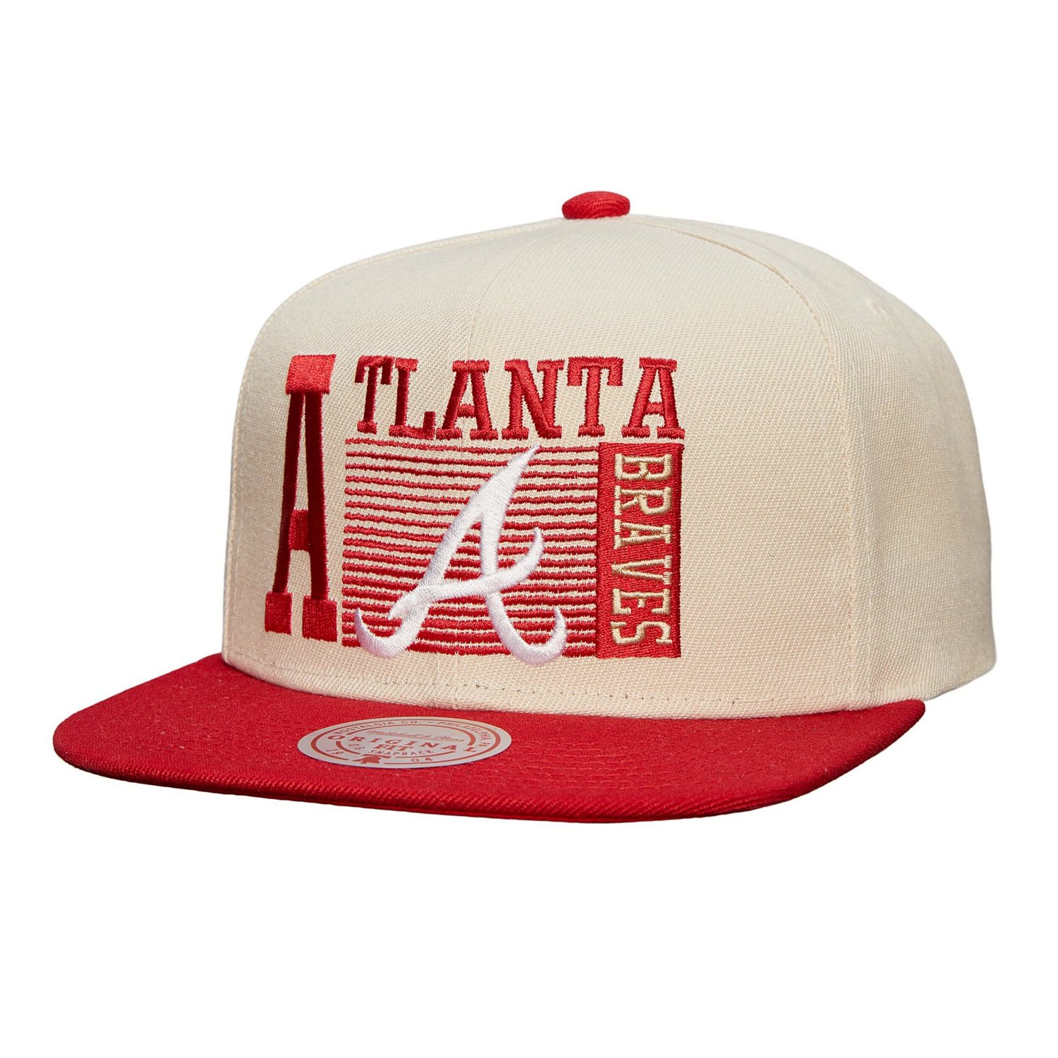 Mitchell  Ness Atlanta Braves Cooperstown Collection Speed Zone Snapback Hat