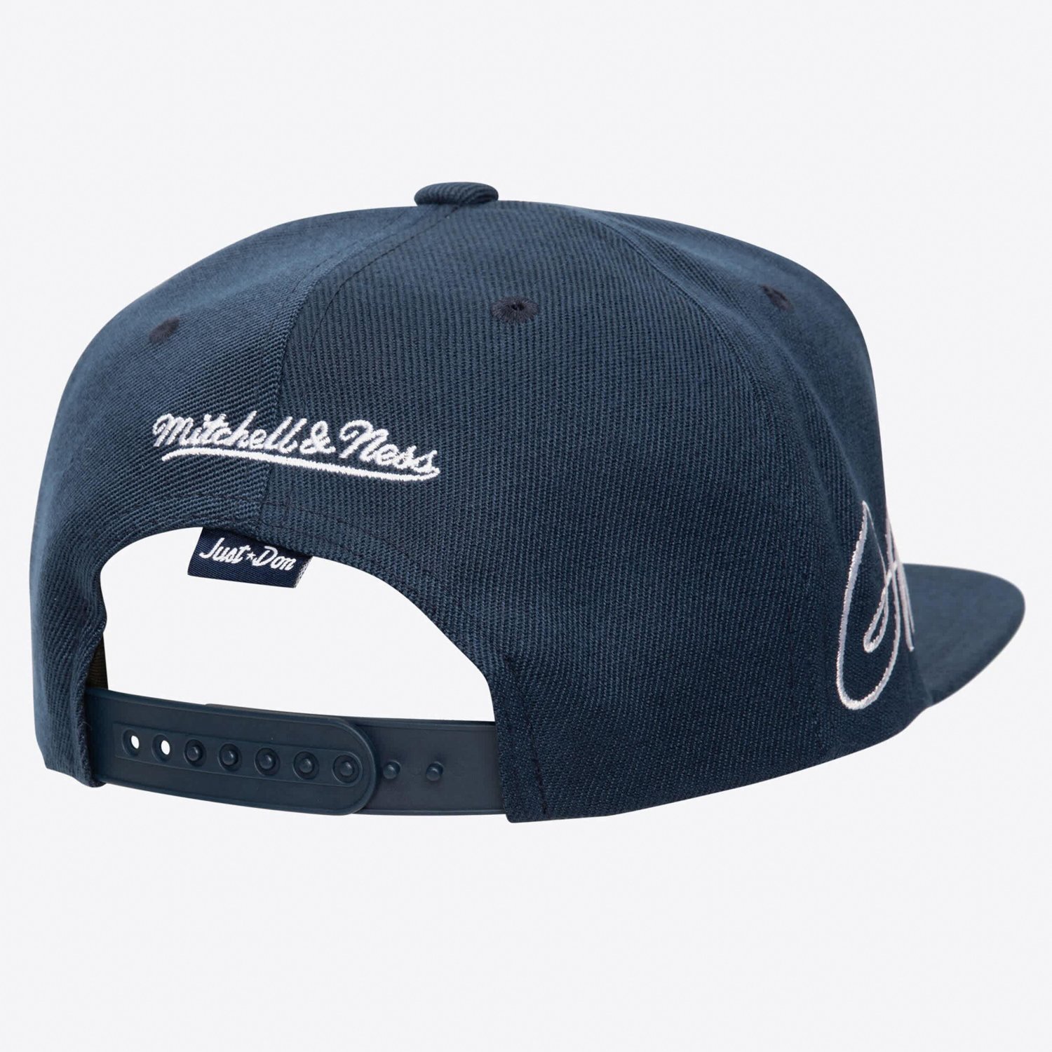 Mitchell  Ness Atlanta Braves Just Don x MLB Lux Script Snapback Hat