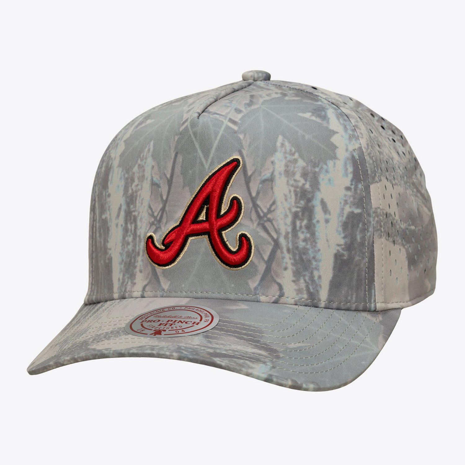 Mitchell  Ness Atlanta Braves Perfect Pro Pinch Adjustable Hat
