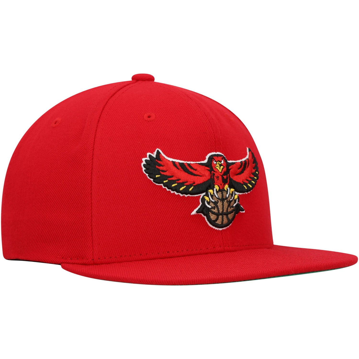 Mitchell  Ness Atlanta Hawks Hardwood Classics Team Ground 20 Snapback Hat                                                       - view number 3