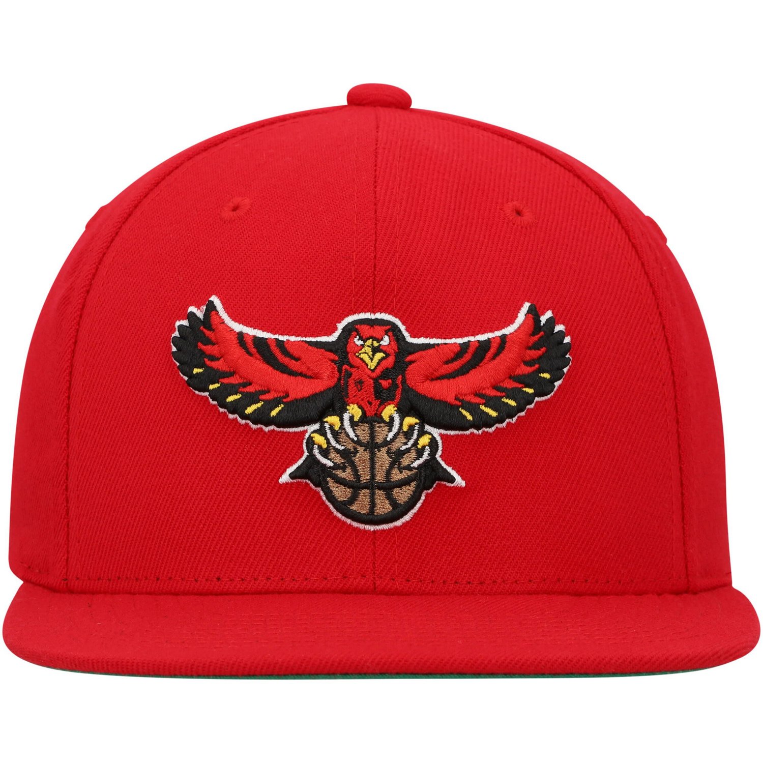 Mitchell  Ness Atlanta Hawks Hardwood Classics Team Ground 20 Snapback Hat                                                       - view number 2