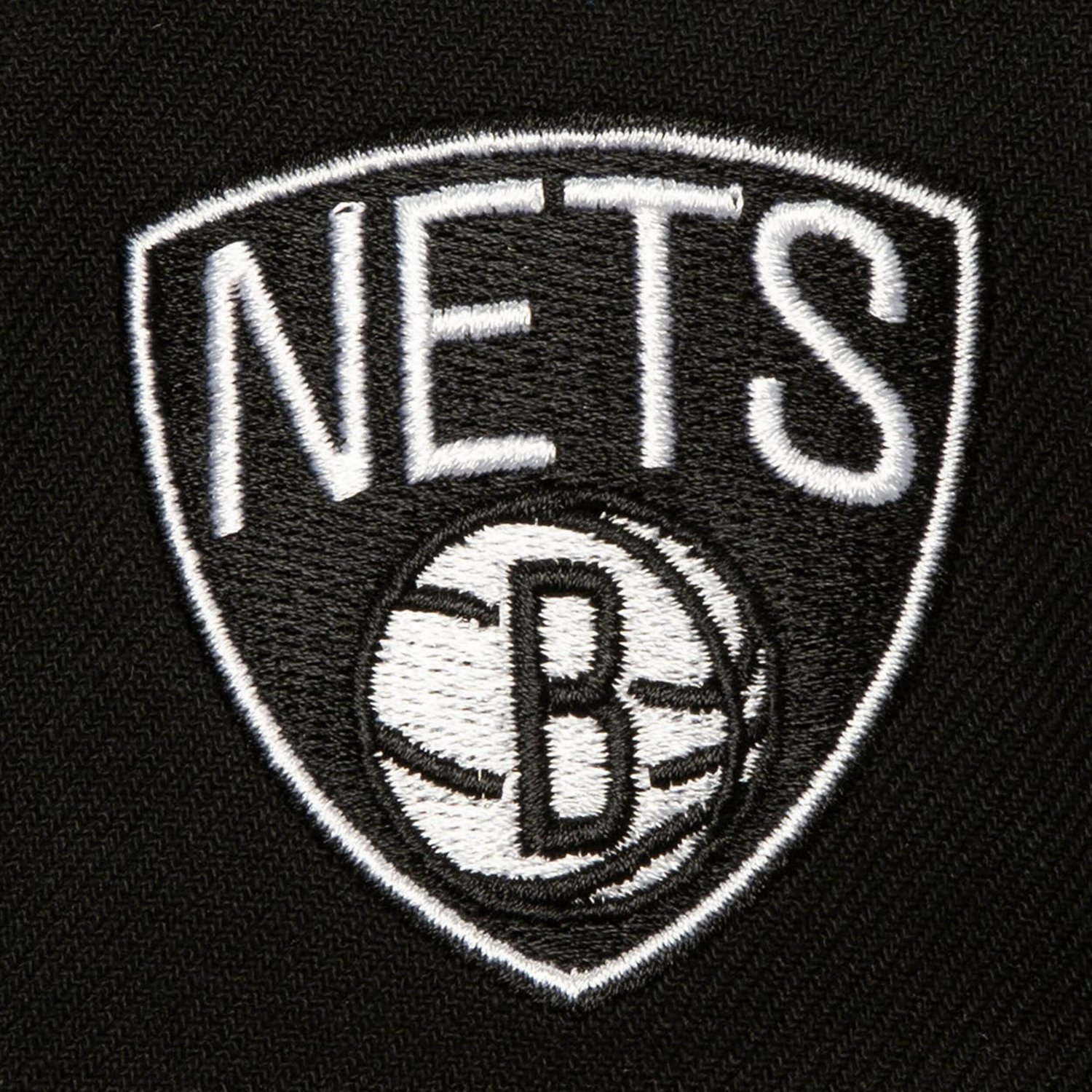 Mitchell  Ness Black Brooklyn Nets Retro Sport Color Block Script Snapback Hat                                                   - view number 3